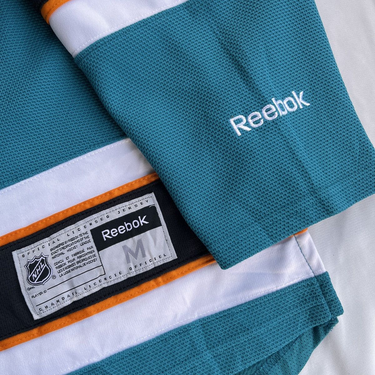 Reebok NHL San Jose Shark Reebok Jersey Size US XL / EU 56 / 4 - 7 Thumbnail