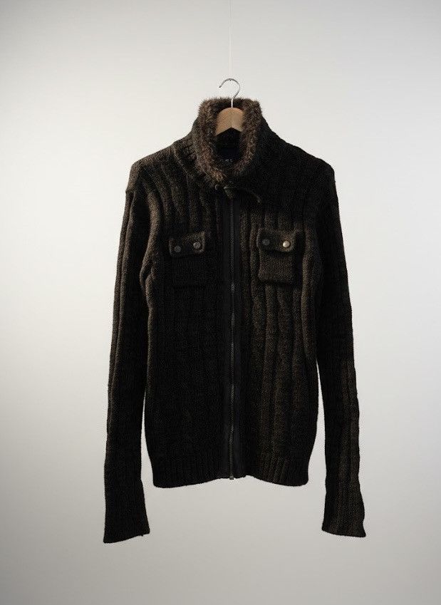 Japanese Brand Mossio Knitwear Fur Jacket Japanese Brand Size US M / EU 48-50 / 2 - 1 Thumbnail