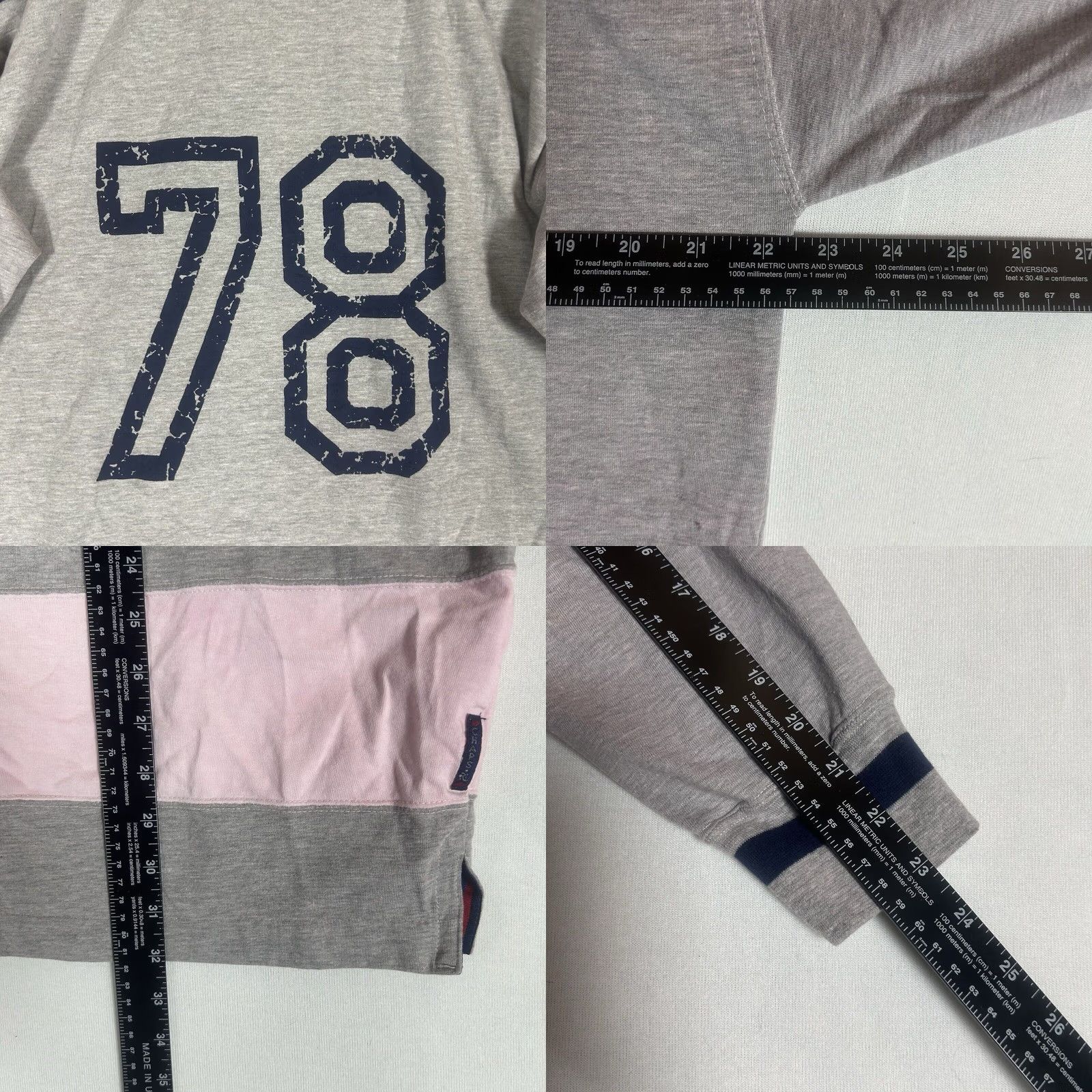 Chaps Chaps Polo Shirt Rugby Mens Medium Long Sleeve 100% Cotton Gray Shirt Men Polo Shirt Size US M / EU 48-50 / 2 - 8 Thumbnail