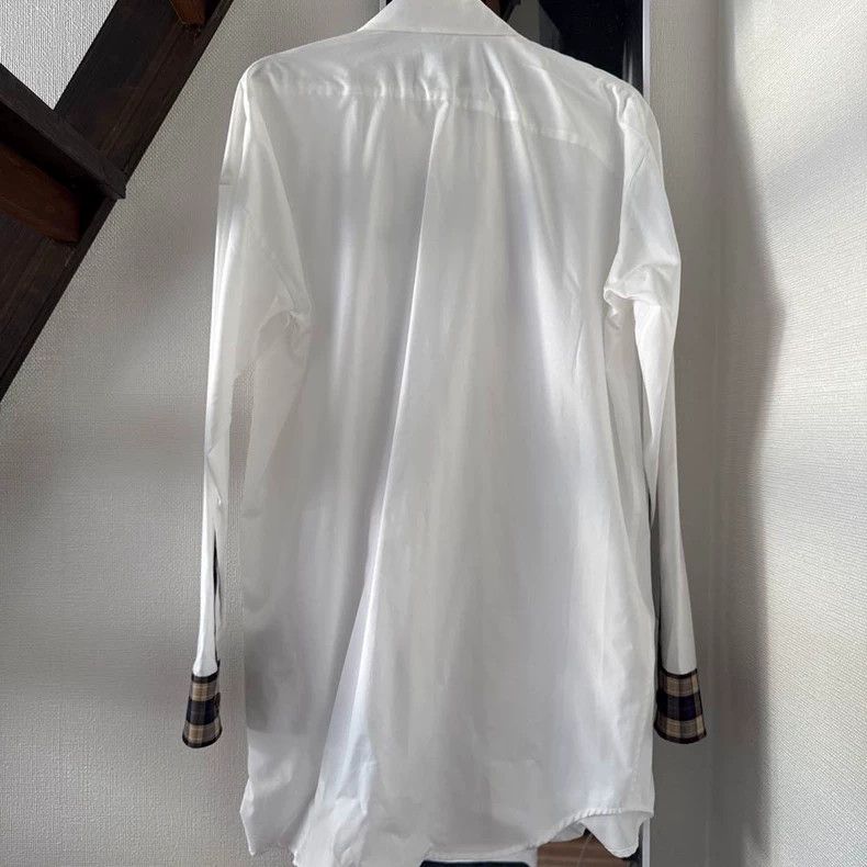 Vivienne Westwood Vivienne Westwood sizeF White asymmetrical collar shirt wit Size M / US 6-8 / IT 42-44 - 4 Thumbnail