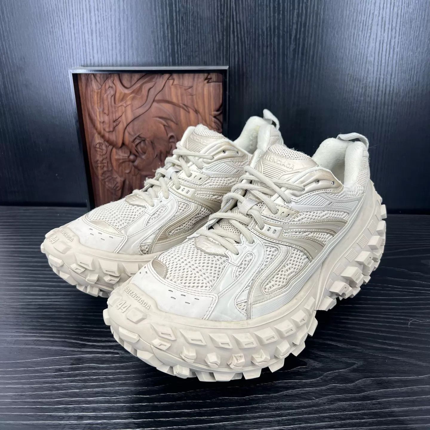 Balenciaga Balenciaga Track Trainer Pale Brown 44 Size US 11 / EU 44 - 1 Thumbnail