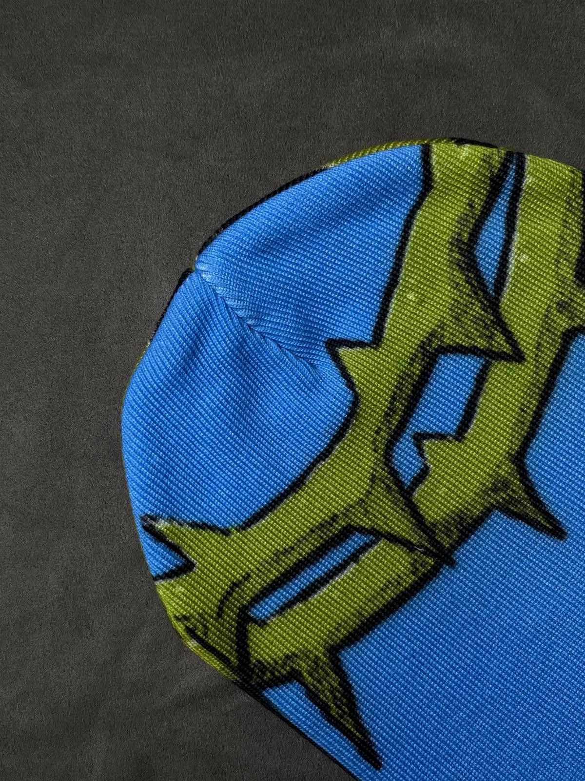 Japanese Brand Rare Vxmeee Bat Mane No Cuff Knit Black Beanie OS Size ONE SIZE - 6 Thumbnail