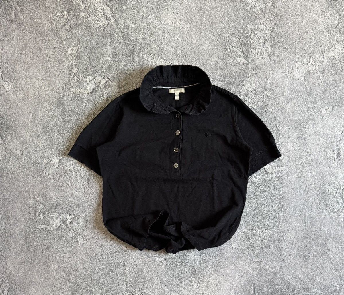 Burberry Burberry London L black Wmns polo top tank T-shirt tee Size L / US 10 / IT 46 - 1 Thumbnail