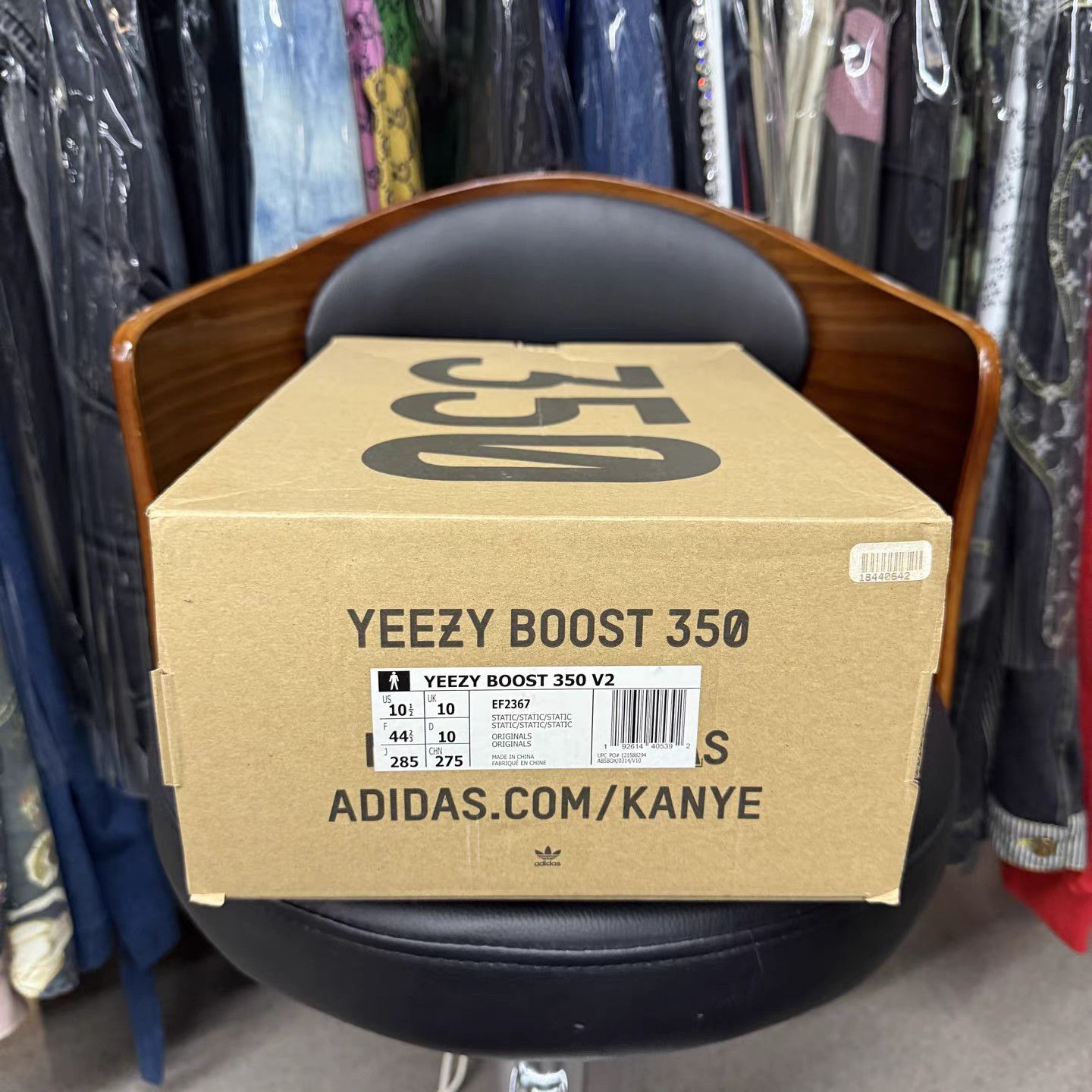 Adidas adidas Yeezy Boost 350 V2 "Static" (Non‑Reflective) K15 Size US 11.5 / EU 44-45 - 9 Thumbnail