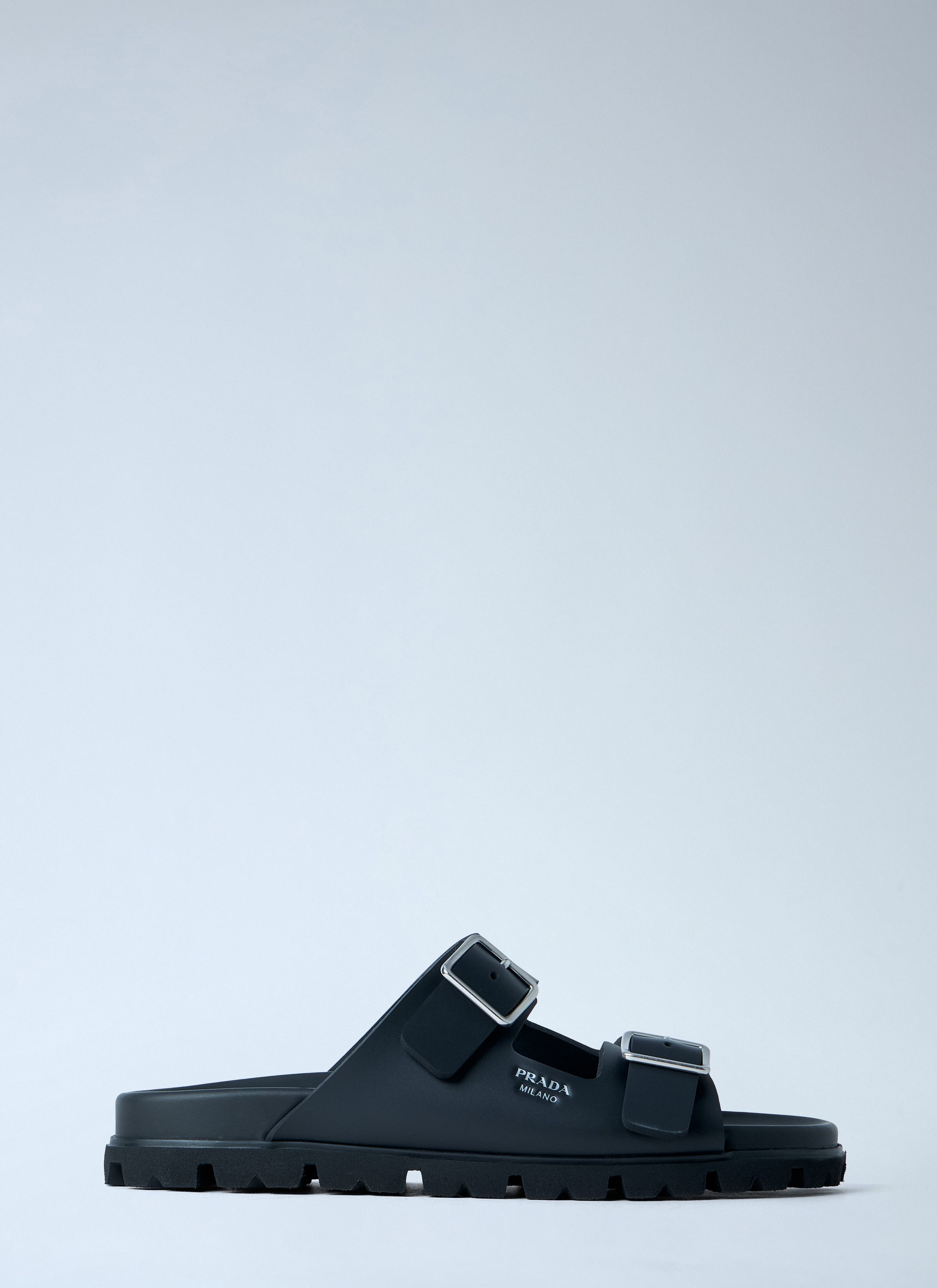 Prada Rubber Slides Size US 7 / IT 37 - 1 Thumbnail