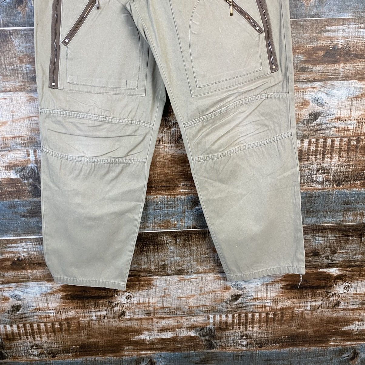 Japanese Brand DL Caral Beige Cargo Multipocket Pants #C1132 Size US 26 / EU 42 - 6 Thumbnail