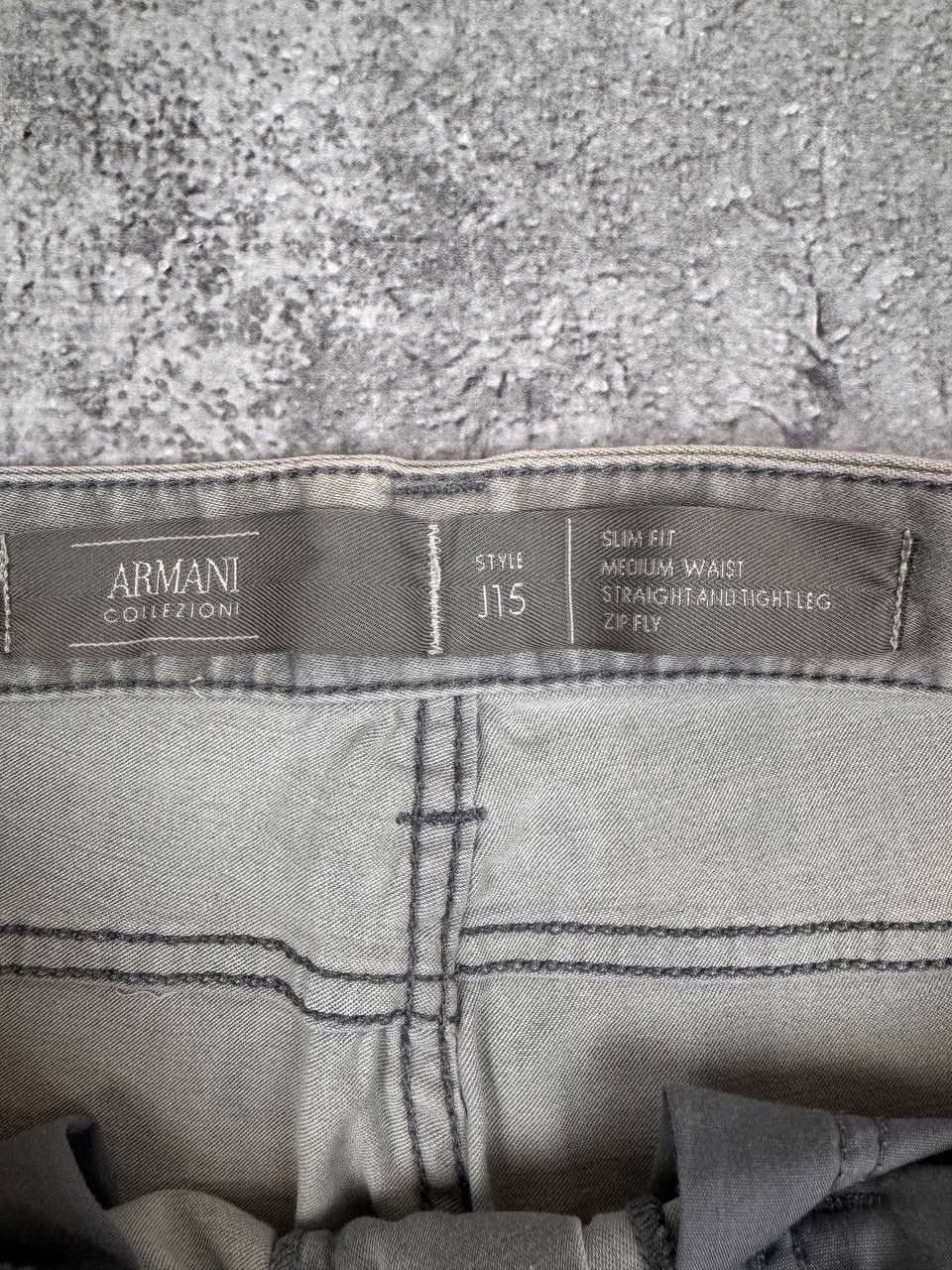 Armani Armani Collezioni J15 Slim Fit Jeans Denim Grey Size 32 Size US 32 / EU 48 - 7 Thumbnail
