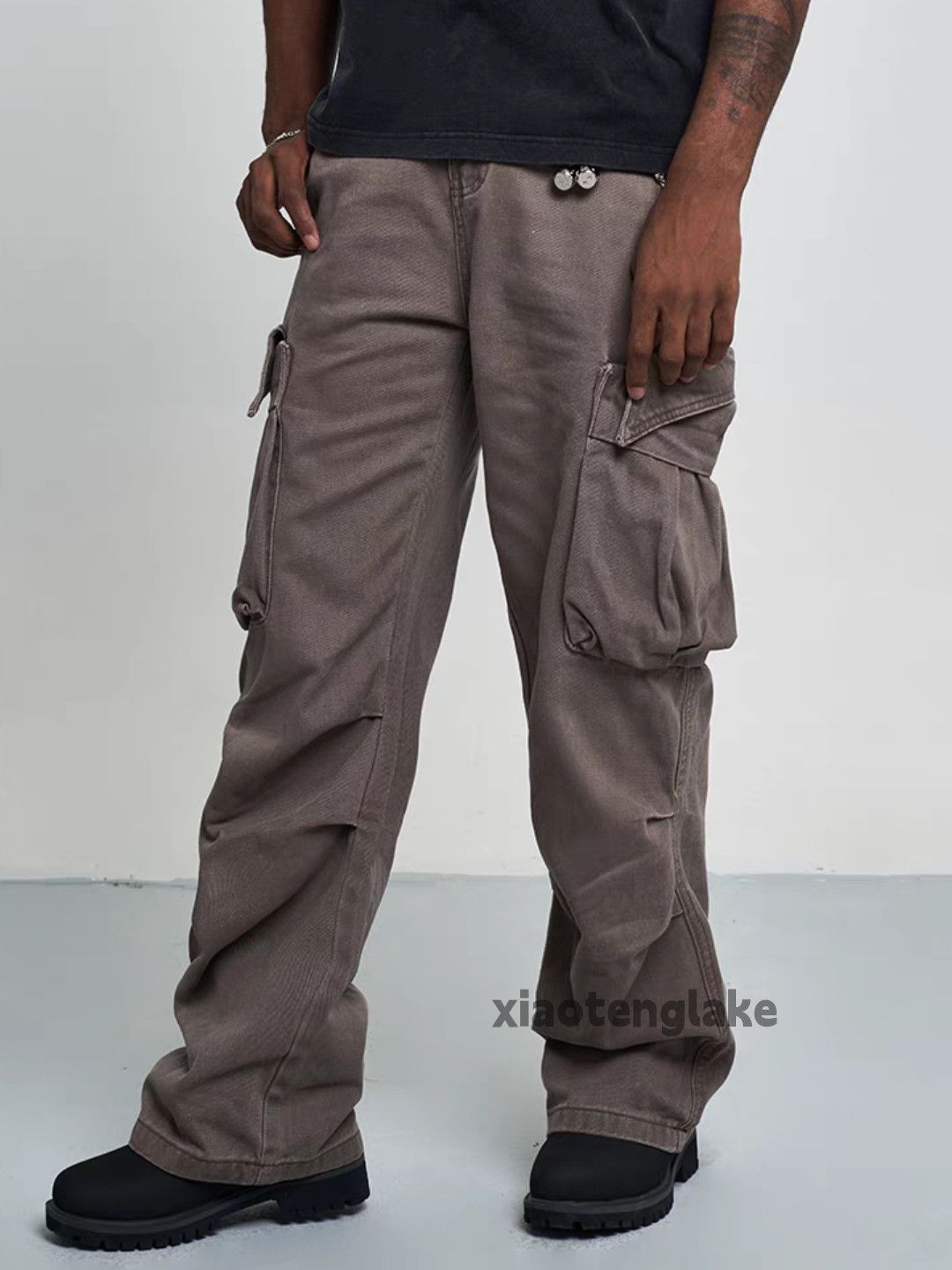 Designer × Japanese Brand × Vintage utility military outdoor pleated yuppie cargo pants Size US 32 / EU 48 - 4 Thumbnail