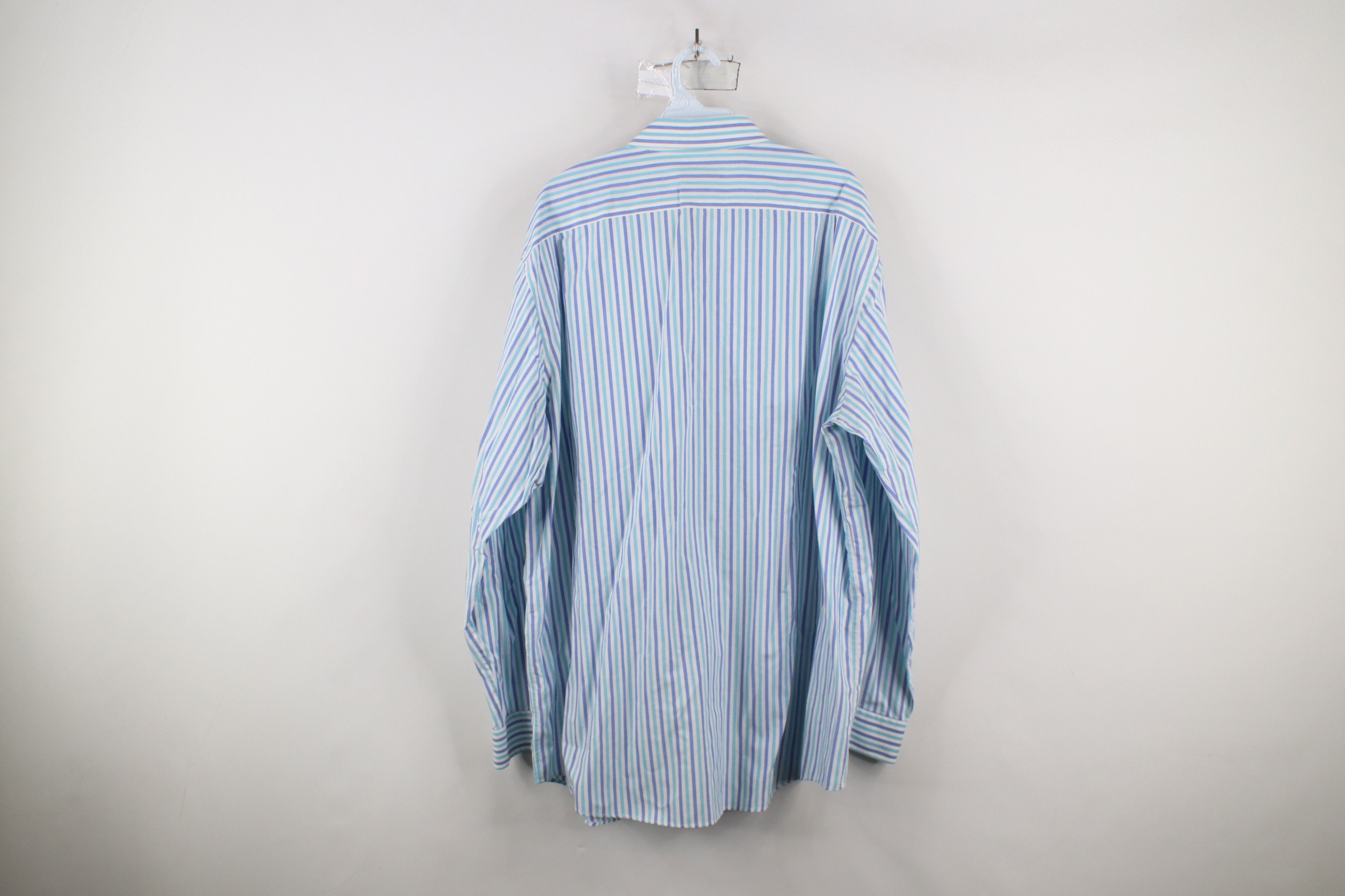 L.L. Bean × Vintage Vintage LL Bean Wrinkle Resistant Striped Button Down Shirt Size US XL / EU 56 / 4 - 7 Thumbnail