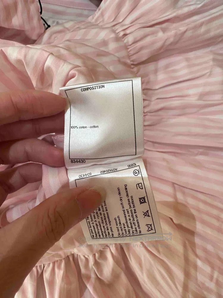 Chanel Chanel 19c Cruise Series Pink Striped Waisted Shirt Size XS / US 0-2 / IT 36-38 - 7 Thumbnail