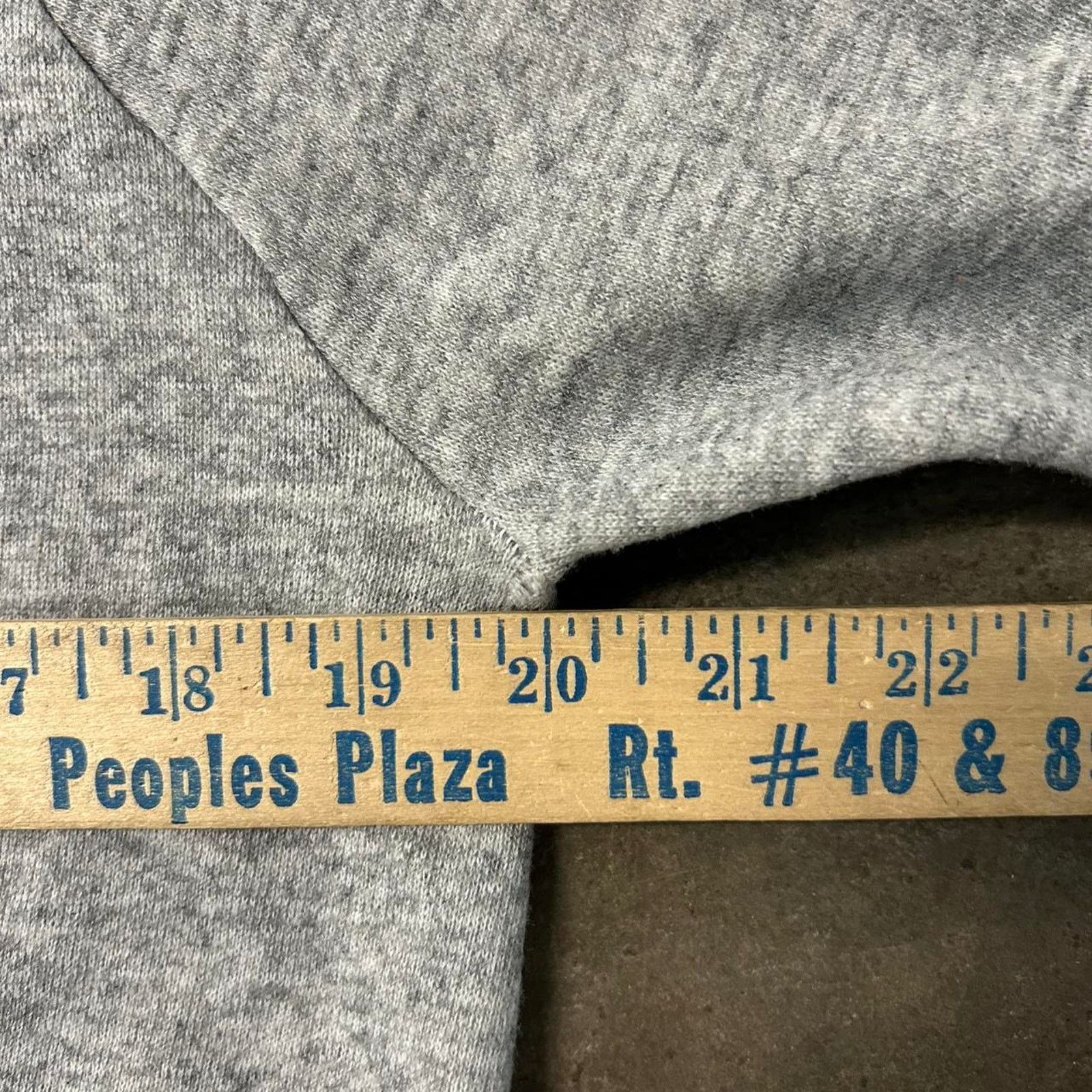 Velva Sheen VTG 70s Grey and red Union College hoodie Size US XL / EU 56 / 4 - 7 Thumbnail