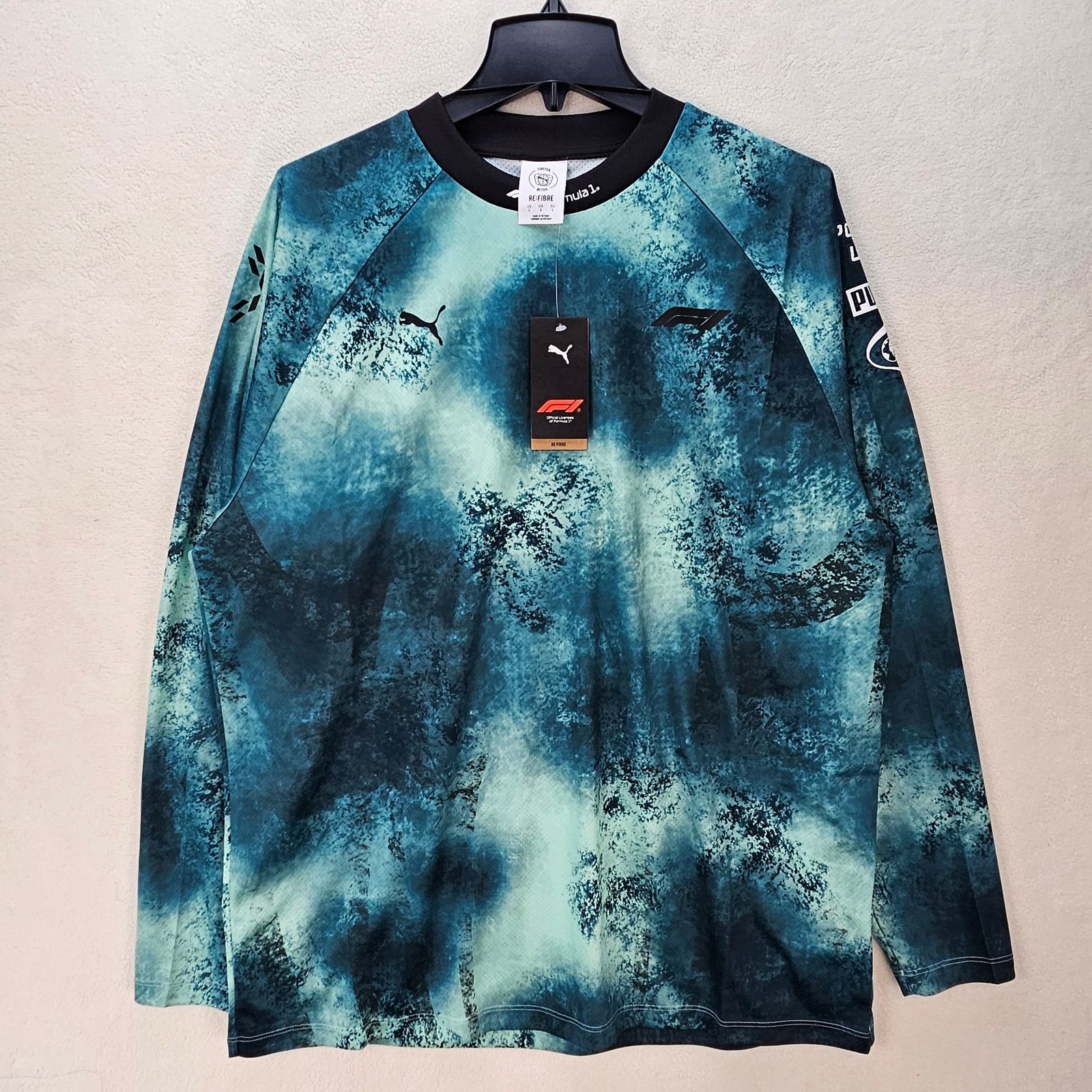 Puma PUMA X F1 FORMULA 1 MEN'S L LONG SLEEVE GRAPHIC SHIRT BLUE Size US L / EU 52-54 / 3 - 1 Thumbnail