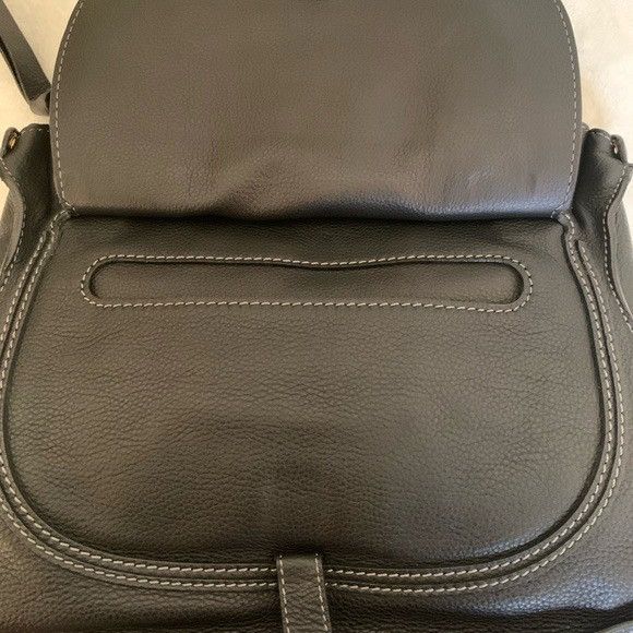 Chloe CHLOE Marcie Medium Black Textured Leader Shoulder Bag Size ONE SIZE - 6 Thumbnail