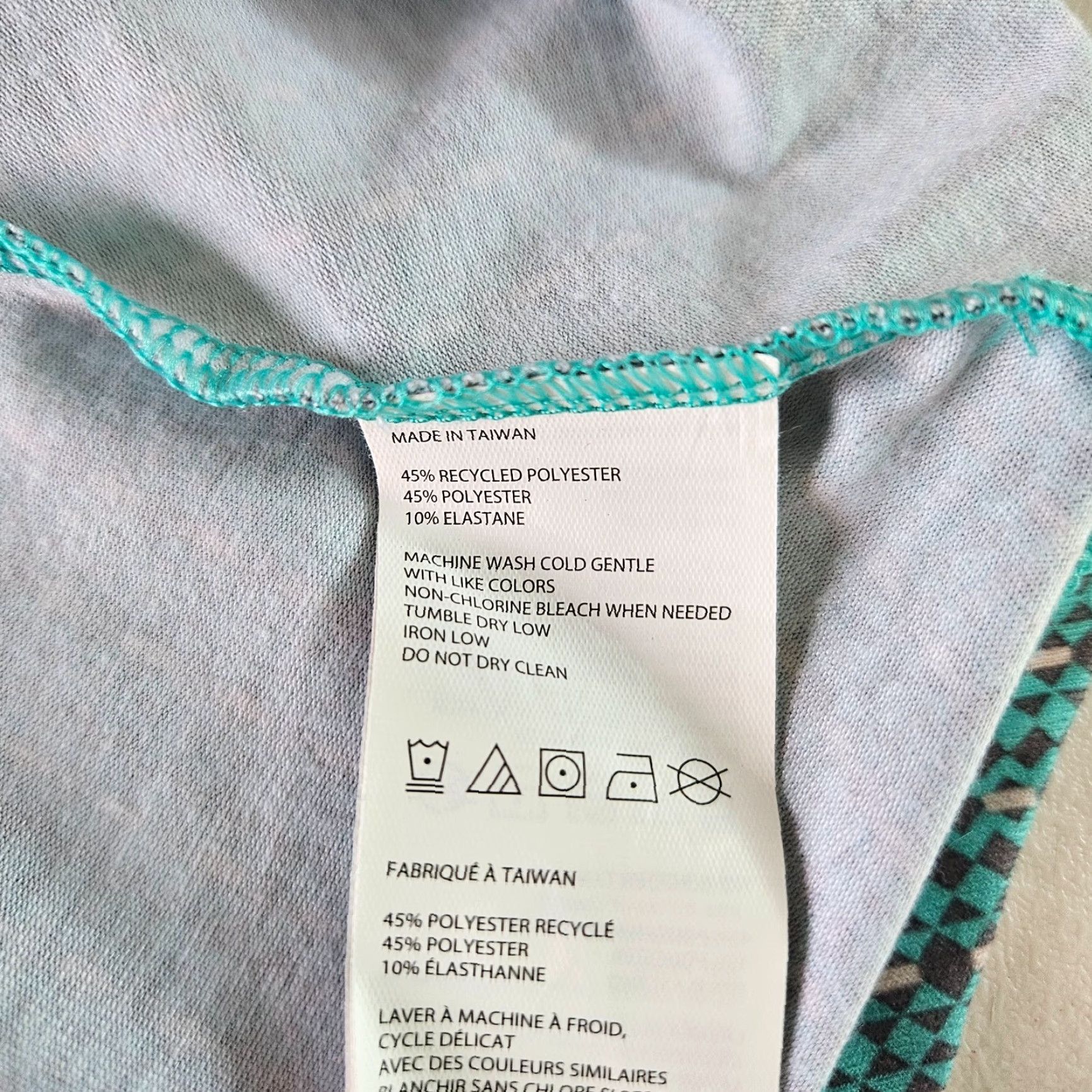 Prana prAna Amelie Dress Womens L Gray Green Sleeveless V-Neck A-Line Size L / US 10 / IT 46 - 5 Thumbnail
