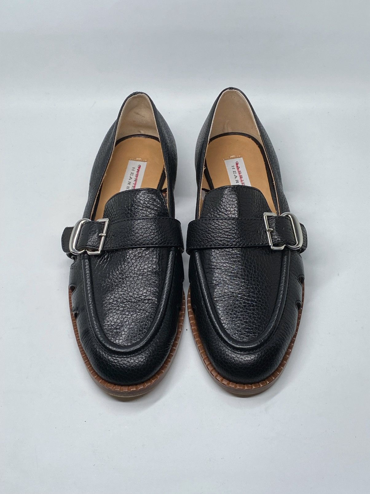 Gabriela Hearst Gabriela Hearst cutout pebbled-leather loafers size 38.5 Size US 8.5 / IT 38.5 - 2 Thumbnail