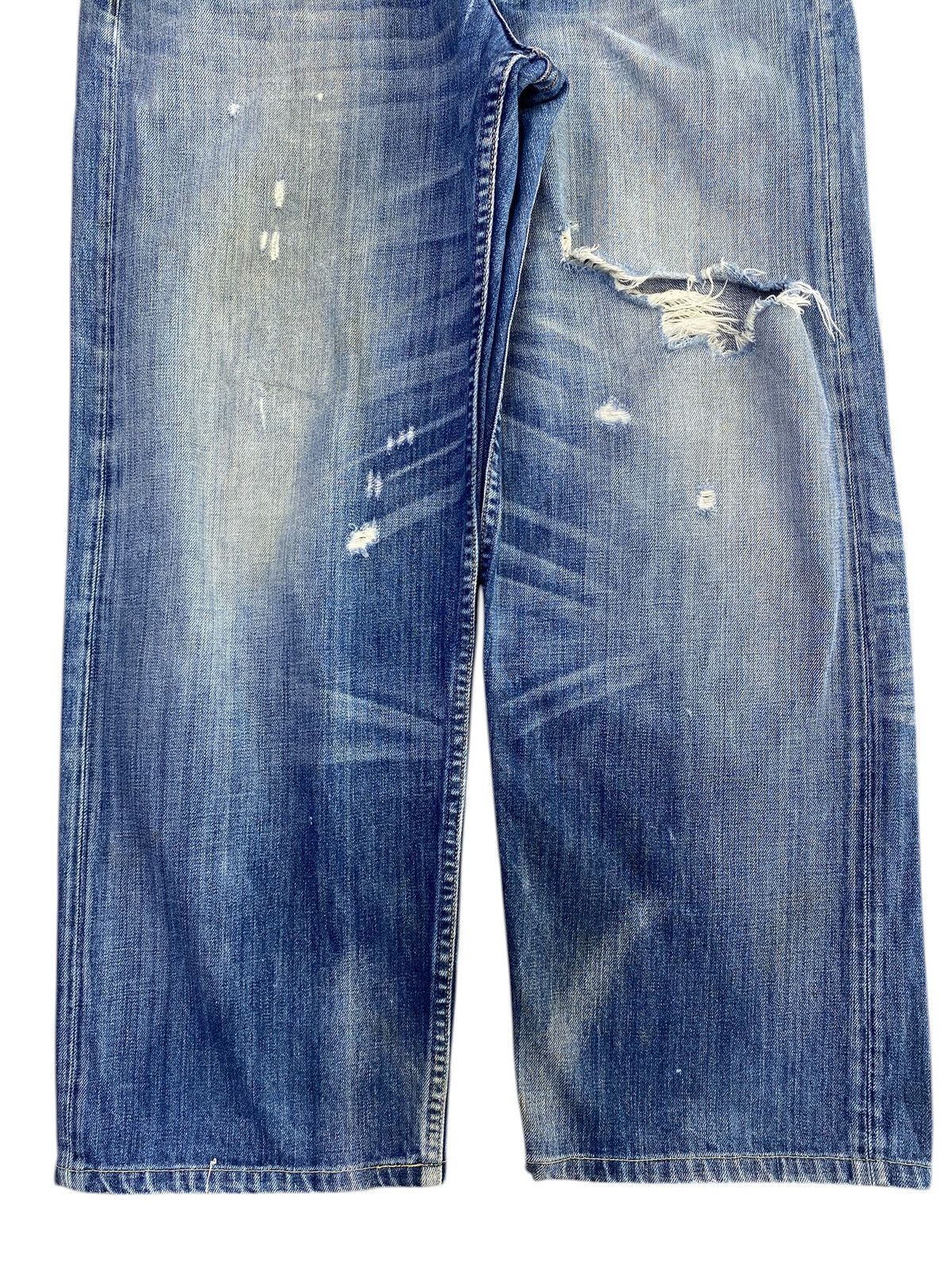 Levi's Levi’s 503 Whiskers Faded Wash Style Ripped Jeans Size US 34 / EU 50 - 10 Thumbnail