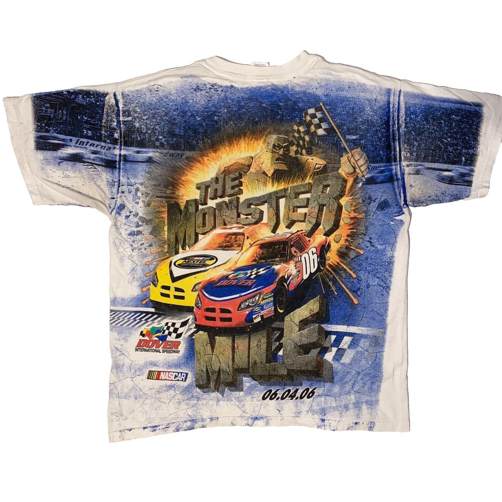 Gildan NASCAR Dover International Speedway The Monster Mile All Ove Size US L / EU 52-54 / 3 - 5 Thumbnail