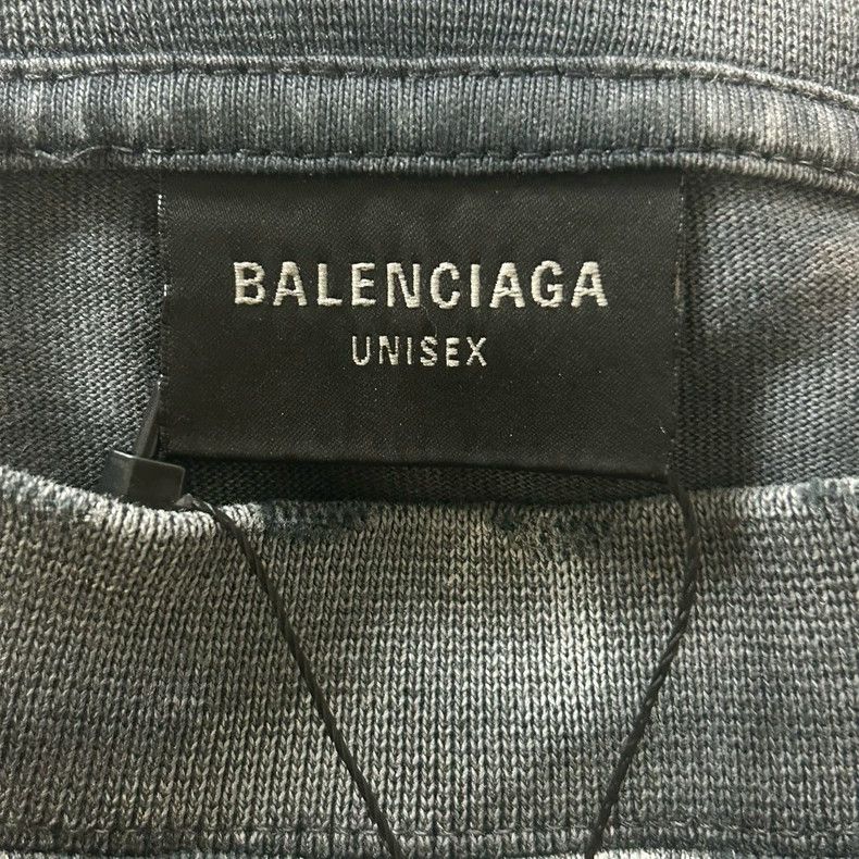 Balenciaga Balenciaga Snowflake washed cement grey embroidered monogra Size US M / EU 48-50 / 2 - 3 Thumbnail
