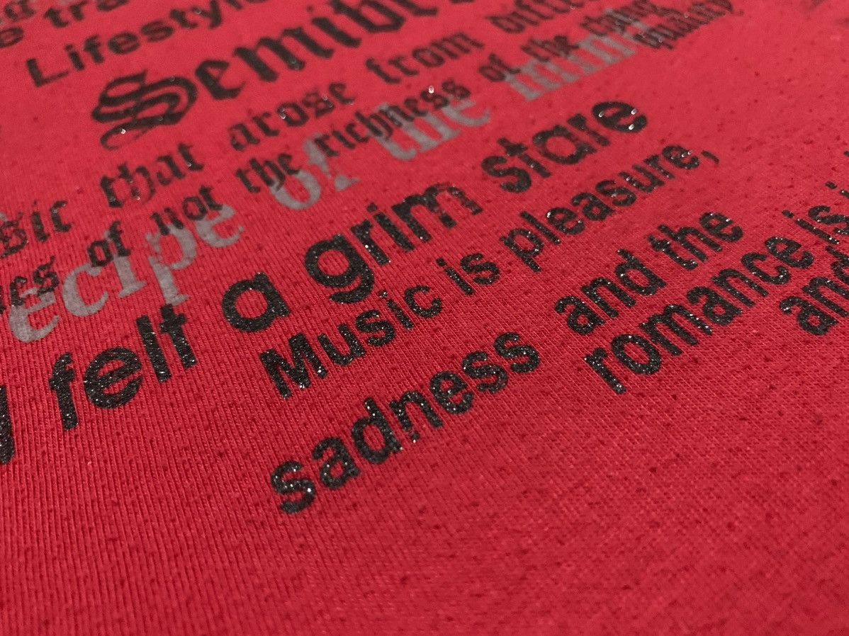 Japanese Brand Japanese Brand Poem If Six was Nine Style Short Sleeve Size US XL / EU 56 / 4 - 10 Thumbnail