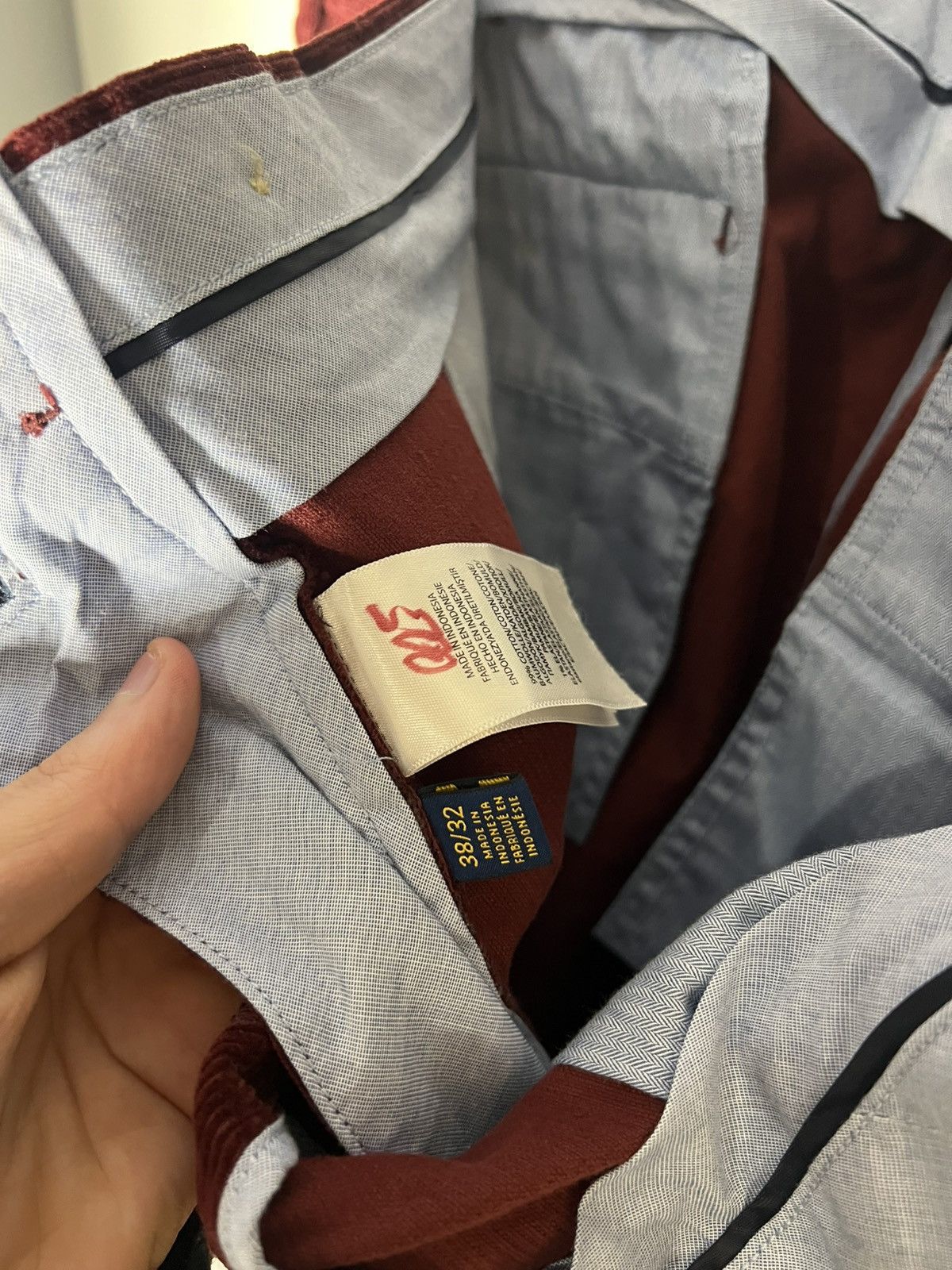 Polo Ralph Lauren VINTAGE POLO RALPH LAUREN VELVET DESIGNER CASUAL Y2K 90s USA Size US 38 / EU 54 - 12 Thumbnail