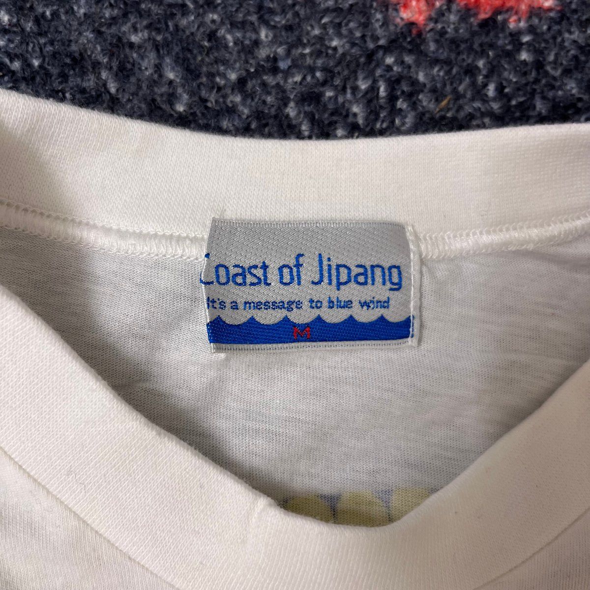 Gildan Vintage single stitch Coast of Jipang White T-Shirt w/ Red Size US M / EU 48-50 / 2 - 3 Thumbnail