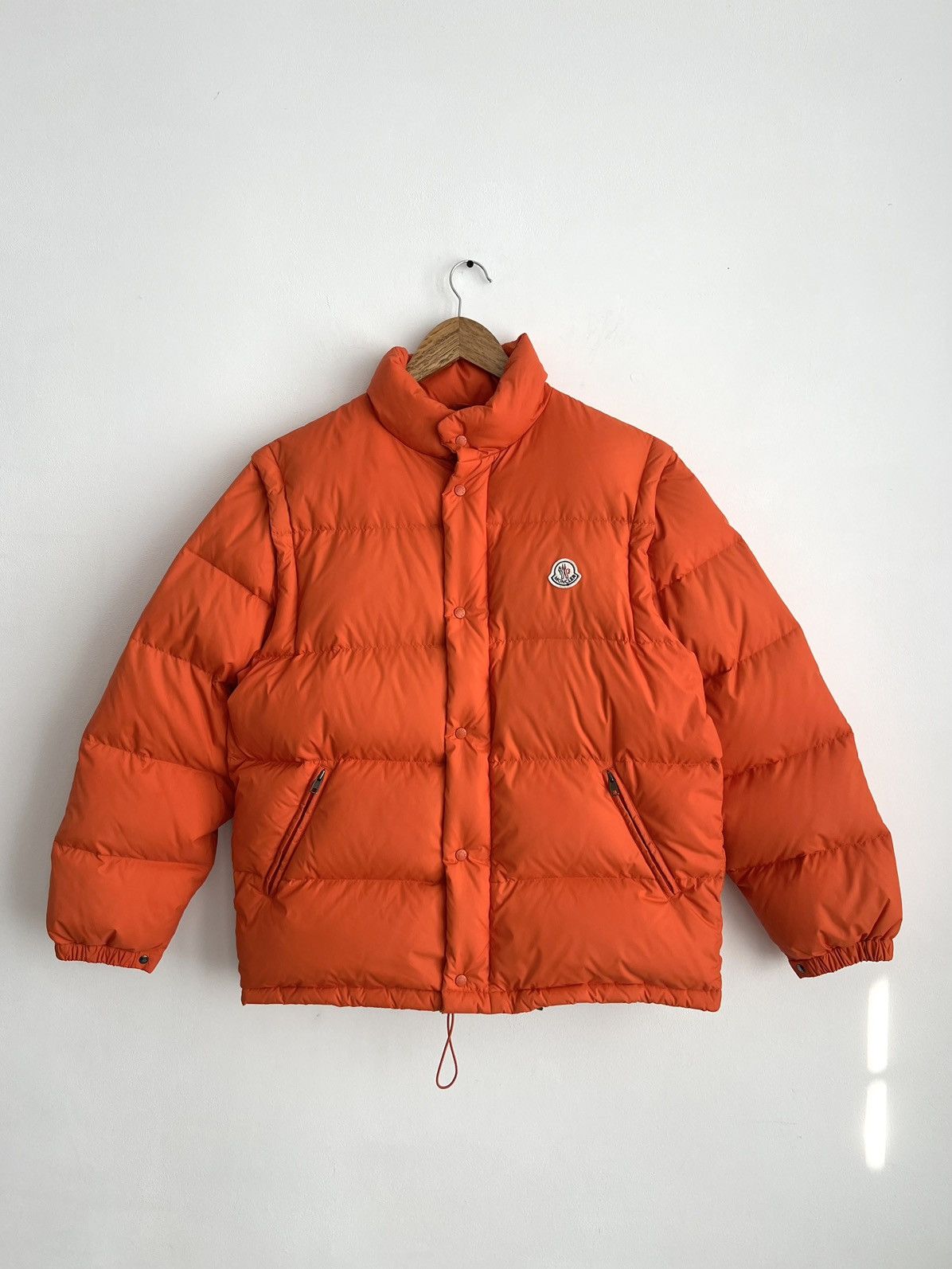 Moncler 🍊Vintage Moncler 2in1 Andersen Down Puffer Jacket Orange Size M / US 6-8 / IT 42-44 - 1 Thumbnail