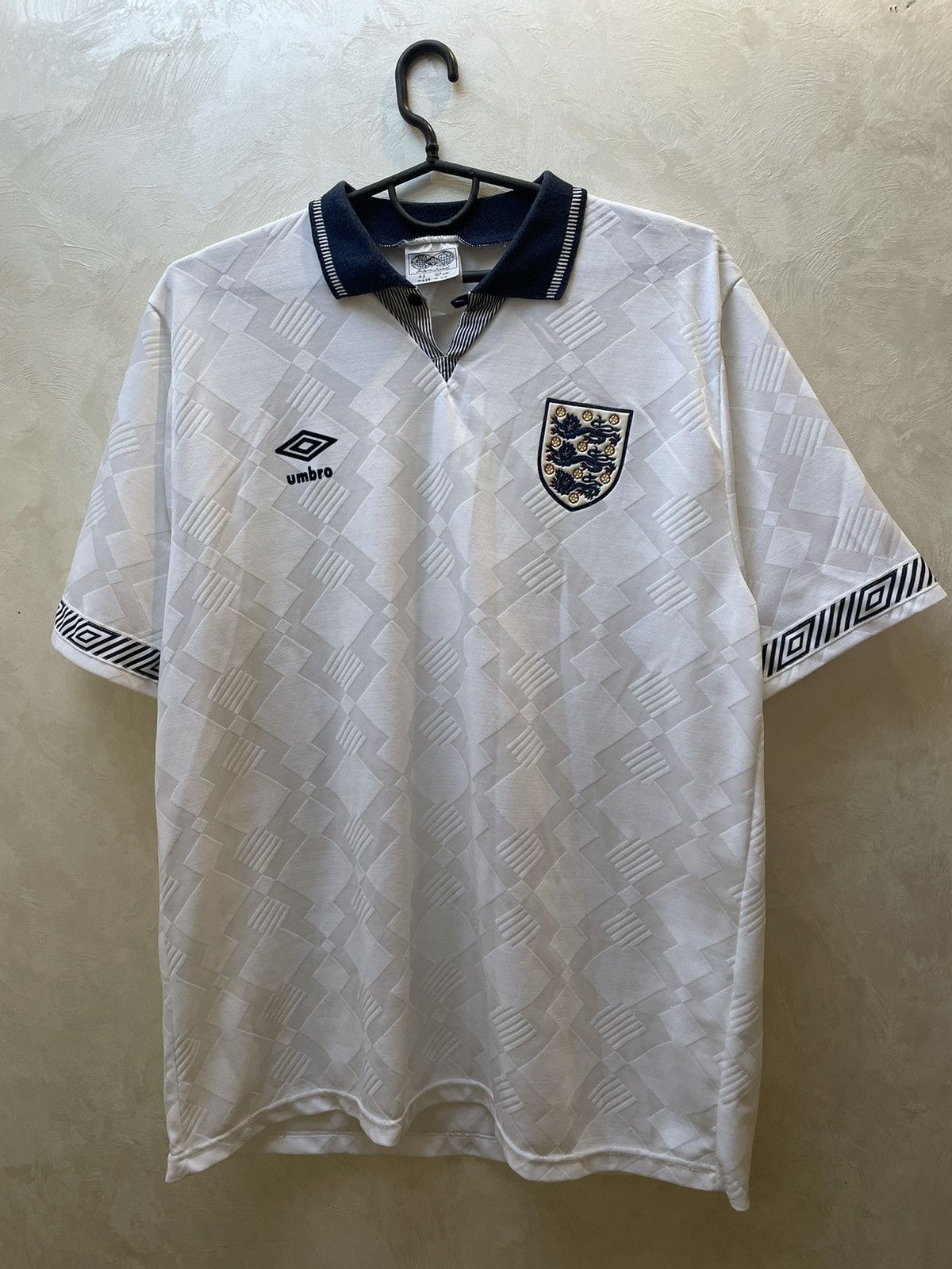 UMBRO ENGLAND 1990 1991 1992 HOME FOOTBALL SHIRT JERSEY