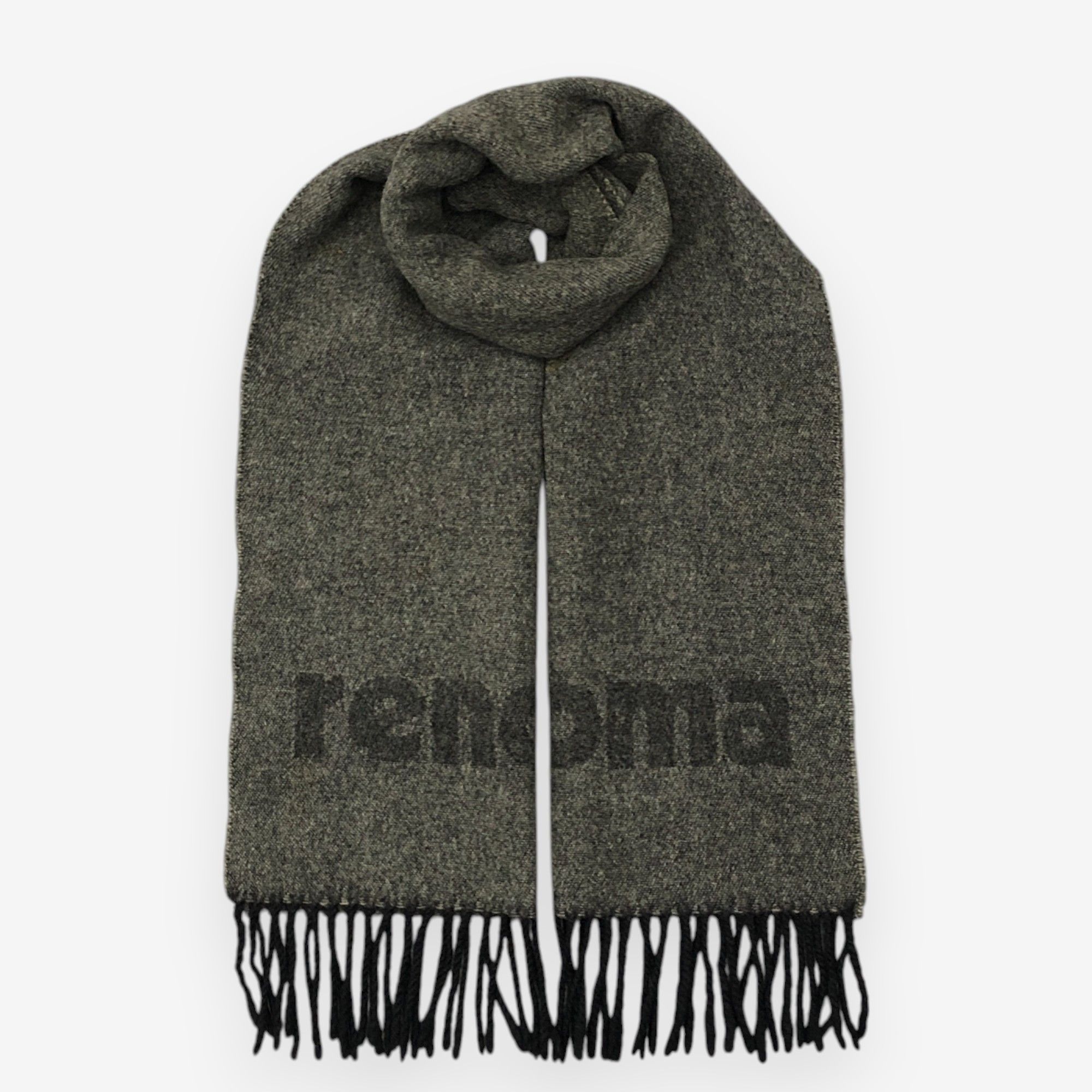 Renoma Vintage Renoma Scarf Muffler Wool Winter Fringe Scarves Size ONE SIZE - 1 Thumbnail