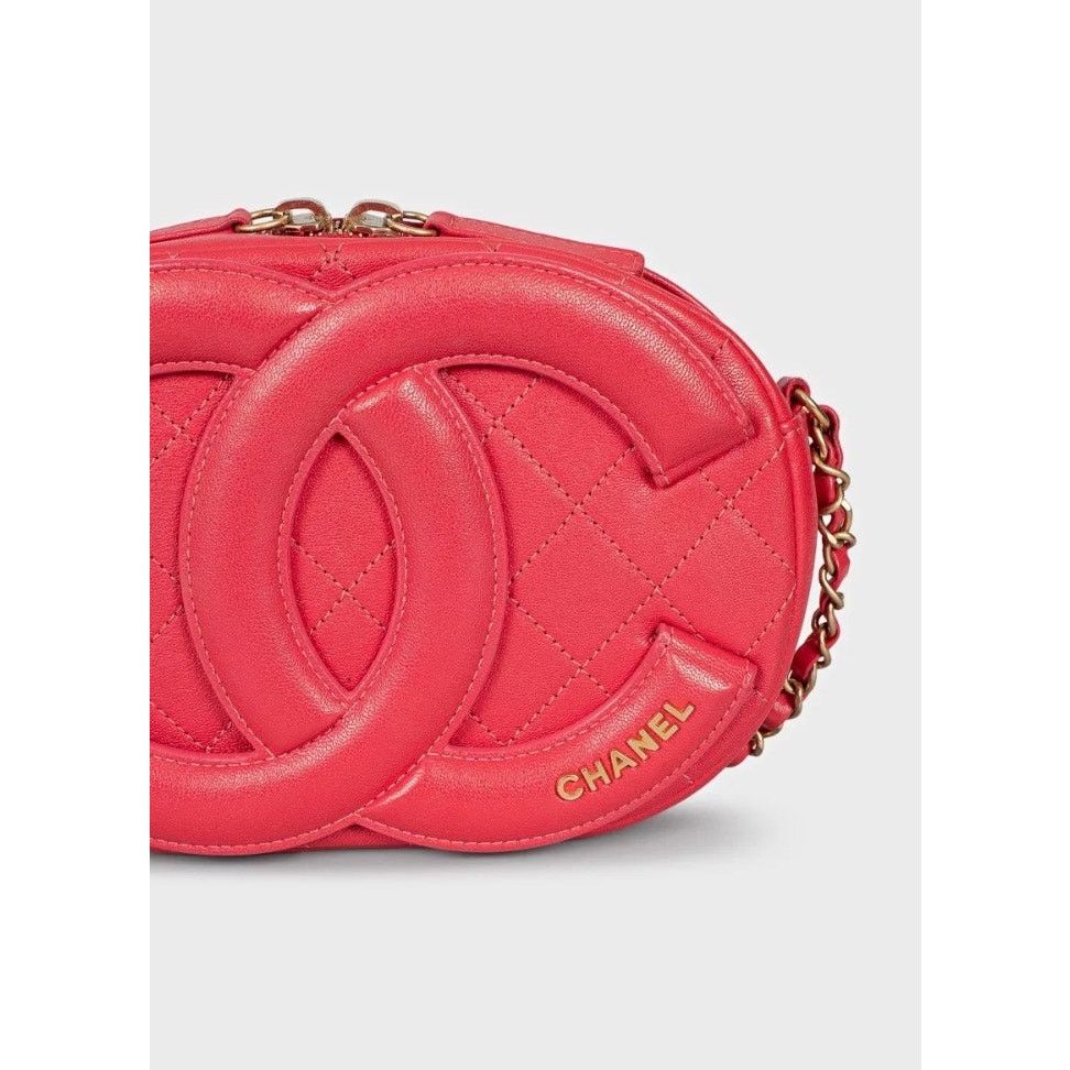 Chanel Elegant Chanel Coco Midnight Red Leather Shoulder Bag Size ONE SIZE - 5 Thumbnail