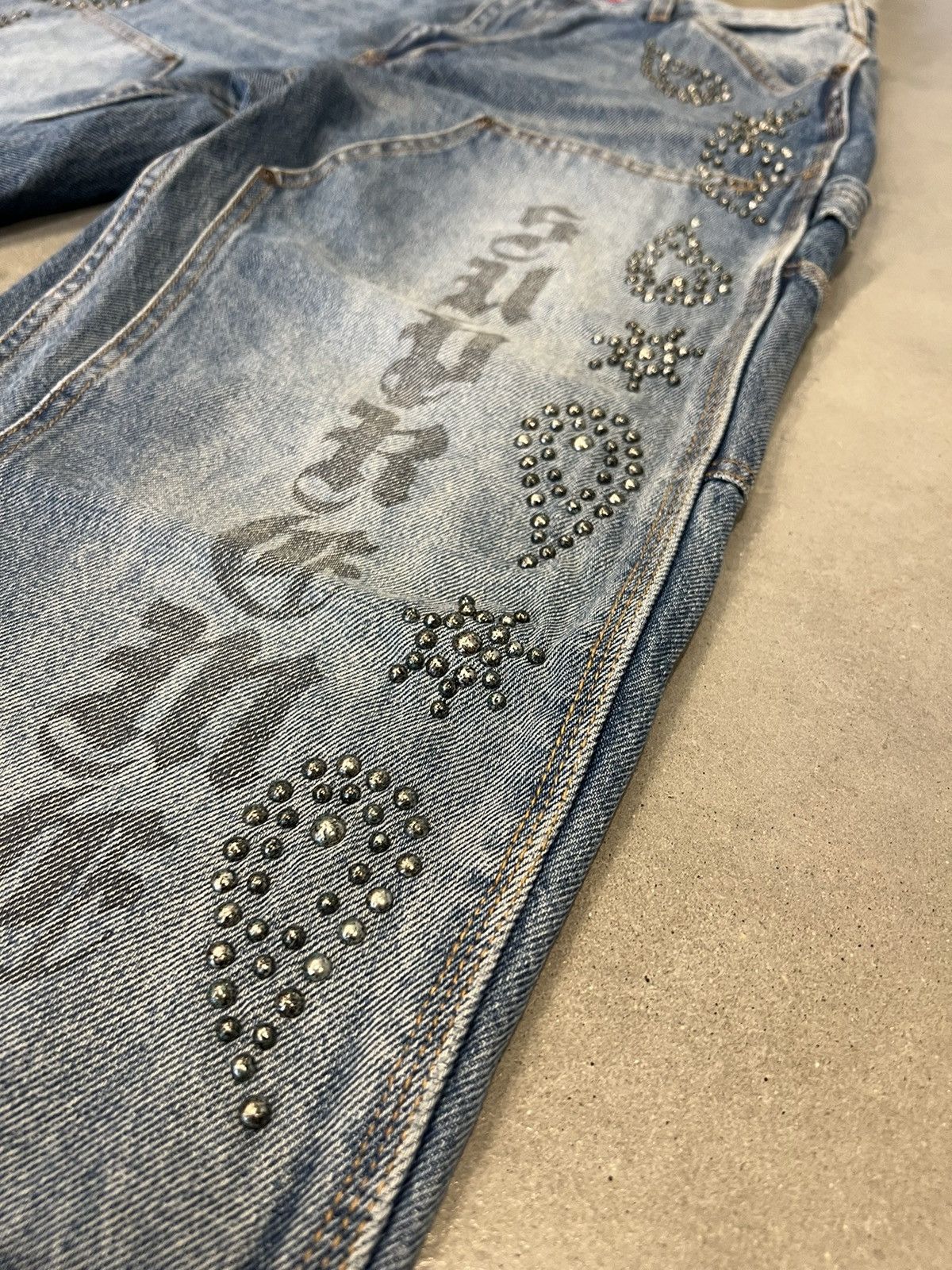 Supreme Supreme Paisley Studded Double Knee Painter Pant Washed