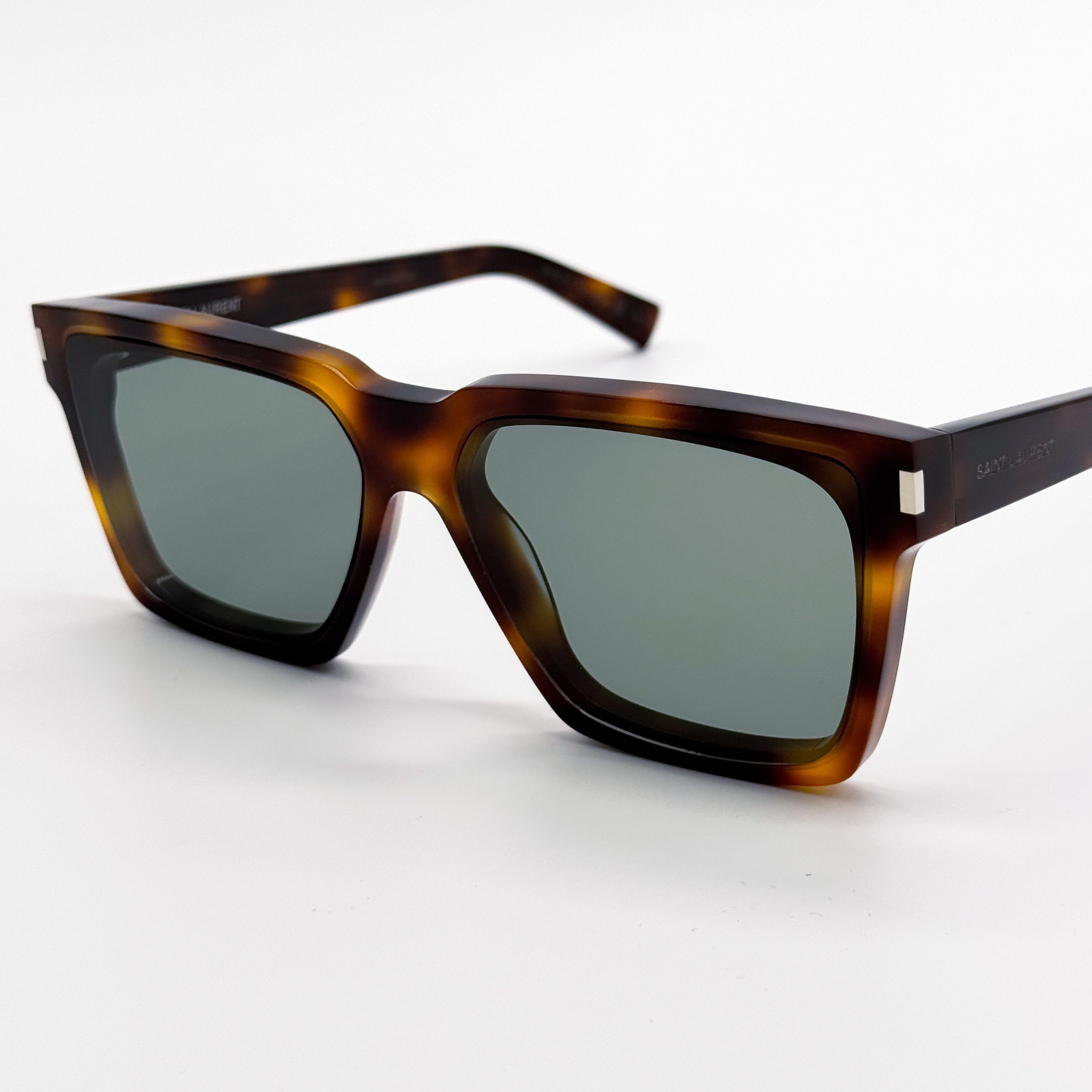 Yves Saint Laurent NEW SAINT LAURENT SL610 003 UNISEX HAVANA GREEN SL 610 Size ONE SIZE - 5 Thumbnail