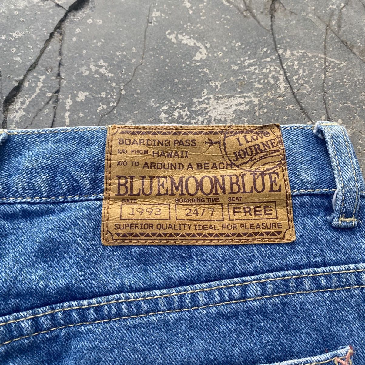 Angel Blue × Hysteric Glamour × Japanese Brand MOON BLUE Rainbow Flare Hippies Jeans Size US 29 - 9 Thumbnail
