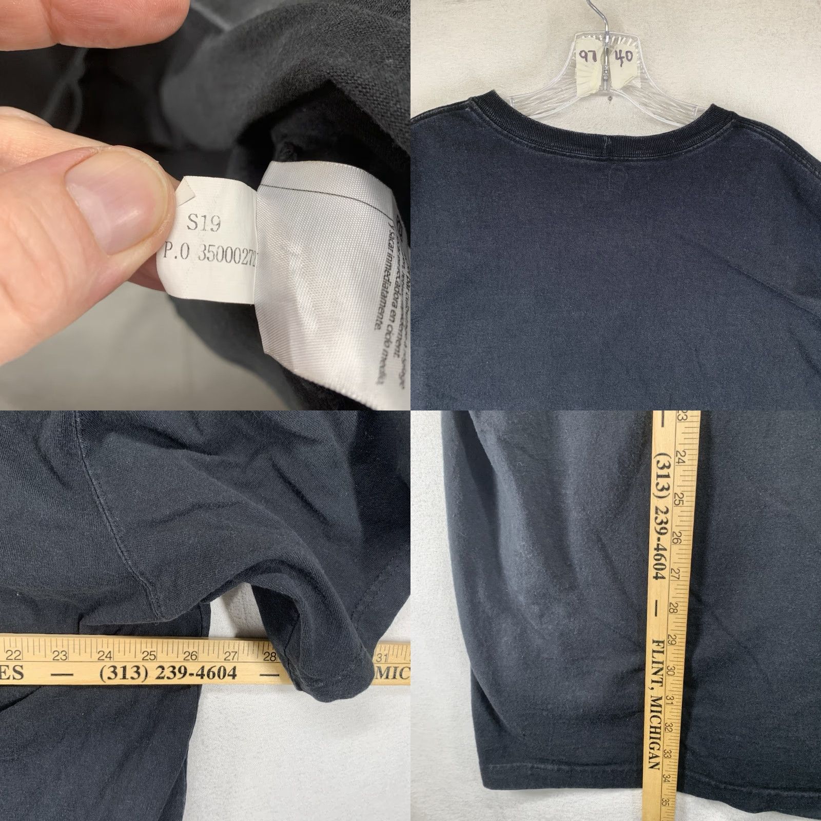 Carhartt Carhartt Mens T-Shirt XLT Tall Short Sleeve Crew Neck All Cotton Black Logo Pocket Regular Fit (K87) Size US XL / EU 56 / 4 - 8 Thumbnail