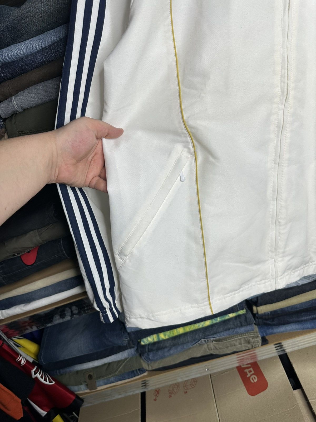 Adidas Vintage Adidas Chelsea FC Football Track Jacket Size S/M Size US M / EU 48-50 / 2 - 5 Thumbnail