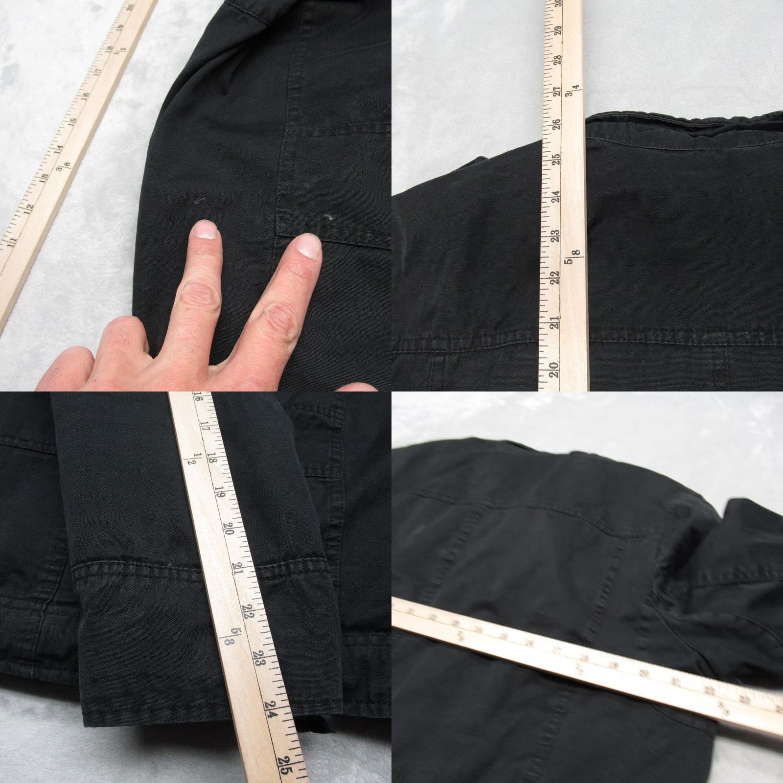 Levi's Levi's Jacket Mens M Black Sherpa Lined Full Zip Pockets Military Jacket Canvas Cotton Vintage? No Size US M / EU 48-50 / 2 - 10 Thumbnail