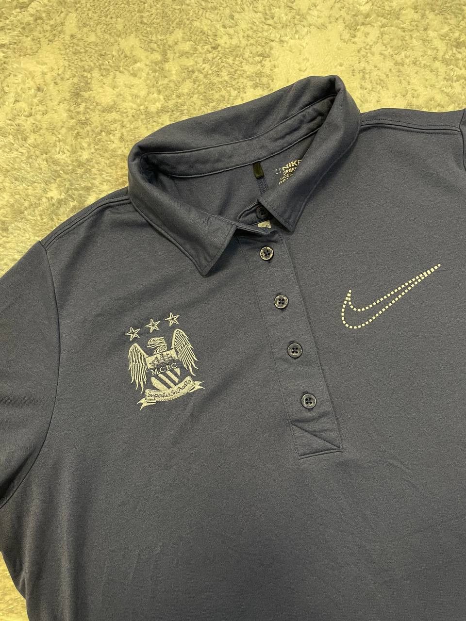 Nike Nike Manchester City Polo Shirt Blue Football Top Size L Size L / US 10 / IT 46 - 3 Thumbnail
