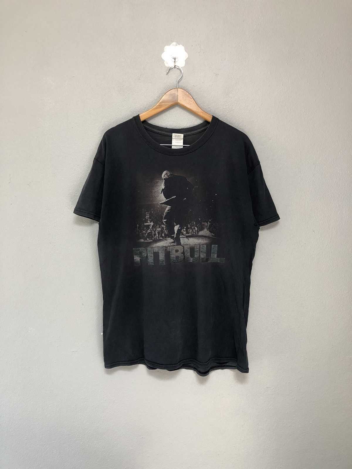 Band Tees Vintage Distressed Pitbull Size US L / EU 52-54 / 3 - 3 Thumbnail
