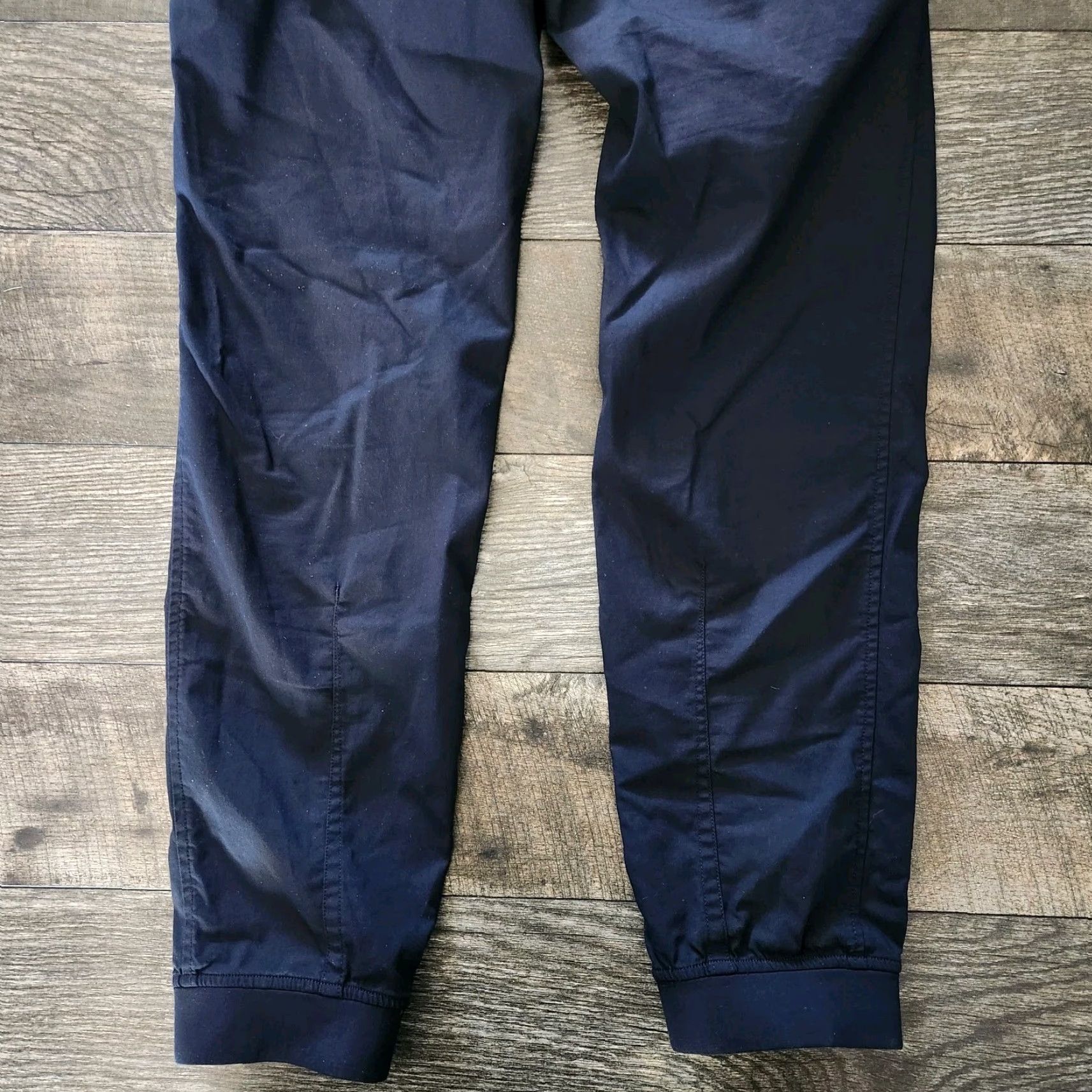Vintage Kit and Ace Slim Commute Pants Men 29x29 Cuffed Ankle Navy Blue Chino Slim Size US 29 - 7 Thumbnail
