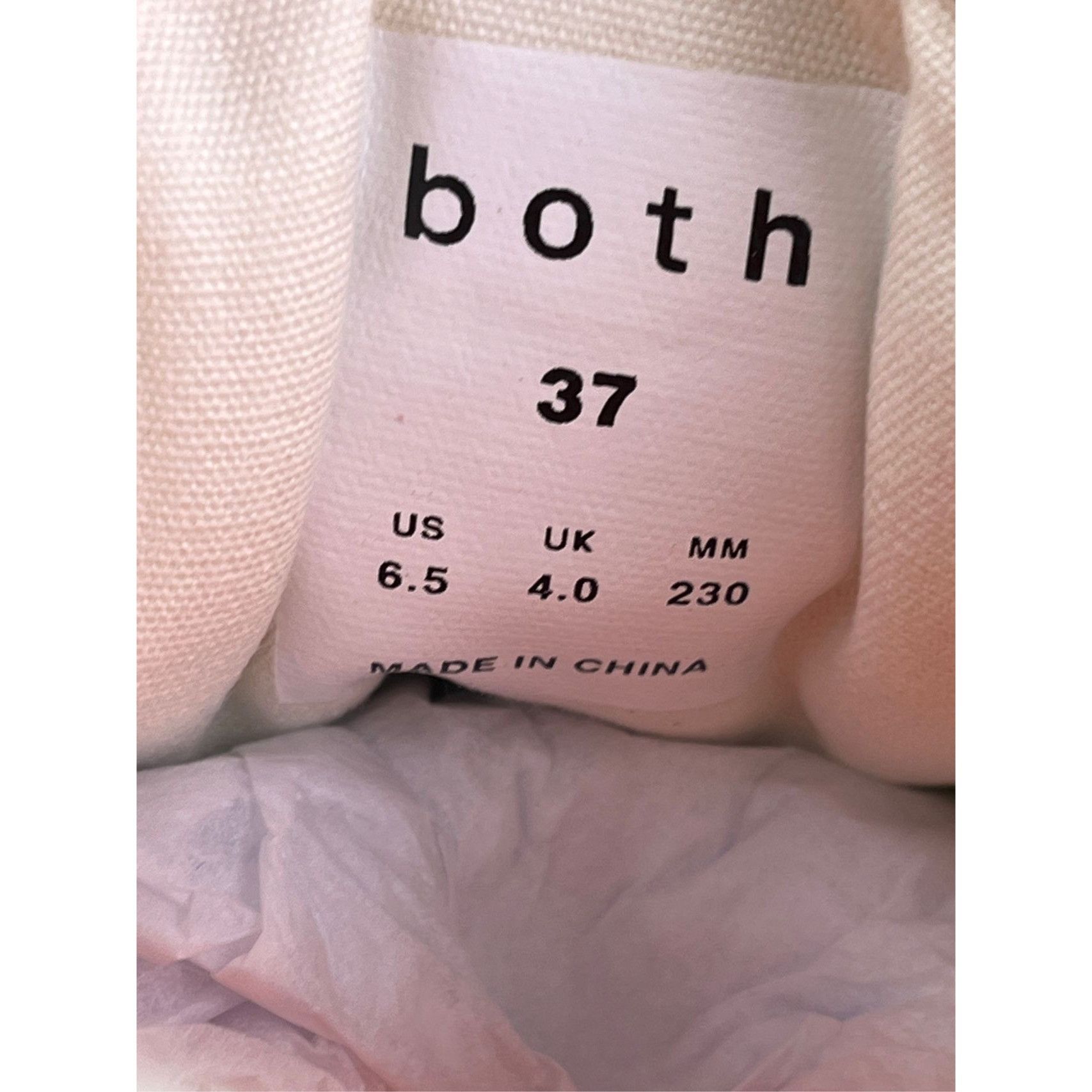 Both Womens White Plush Thick-Soled Board Shoes By Both Size 37 W Size US 7 / IT 37 - 5 Thumbnail