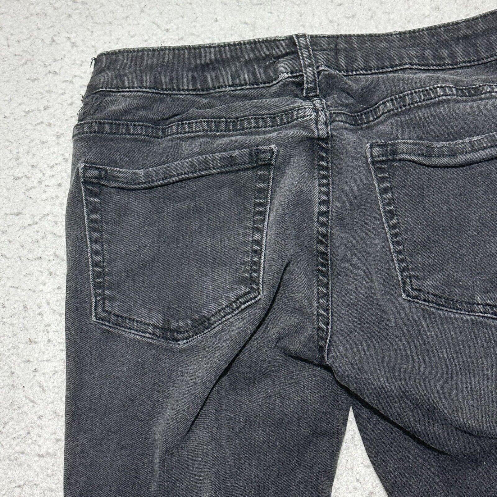 Forever 21 Forever 21 27x26 Skinny Gray Stretch Denim Low Rise Jeans Size 27" / US 4 / IT 40 - 13 Thumbnail