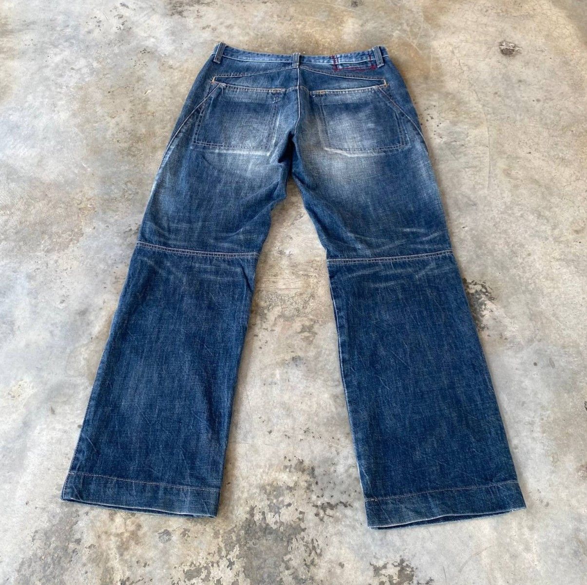 Marithe + Francois Girbaud Archival Marithé François Girbaud Panelled Technical Denim Size US 31 - 13 Thumbnail