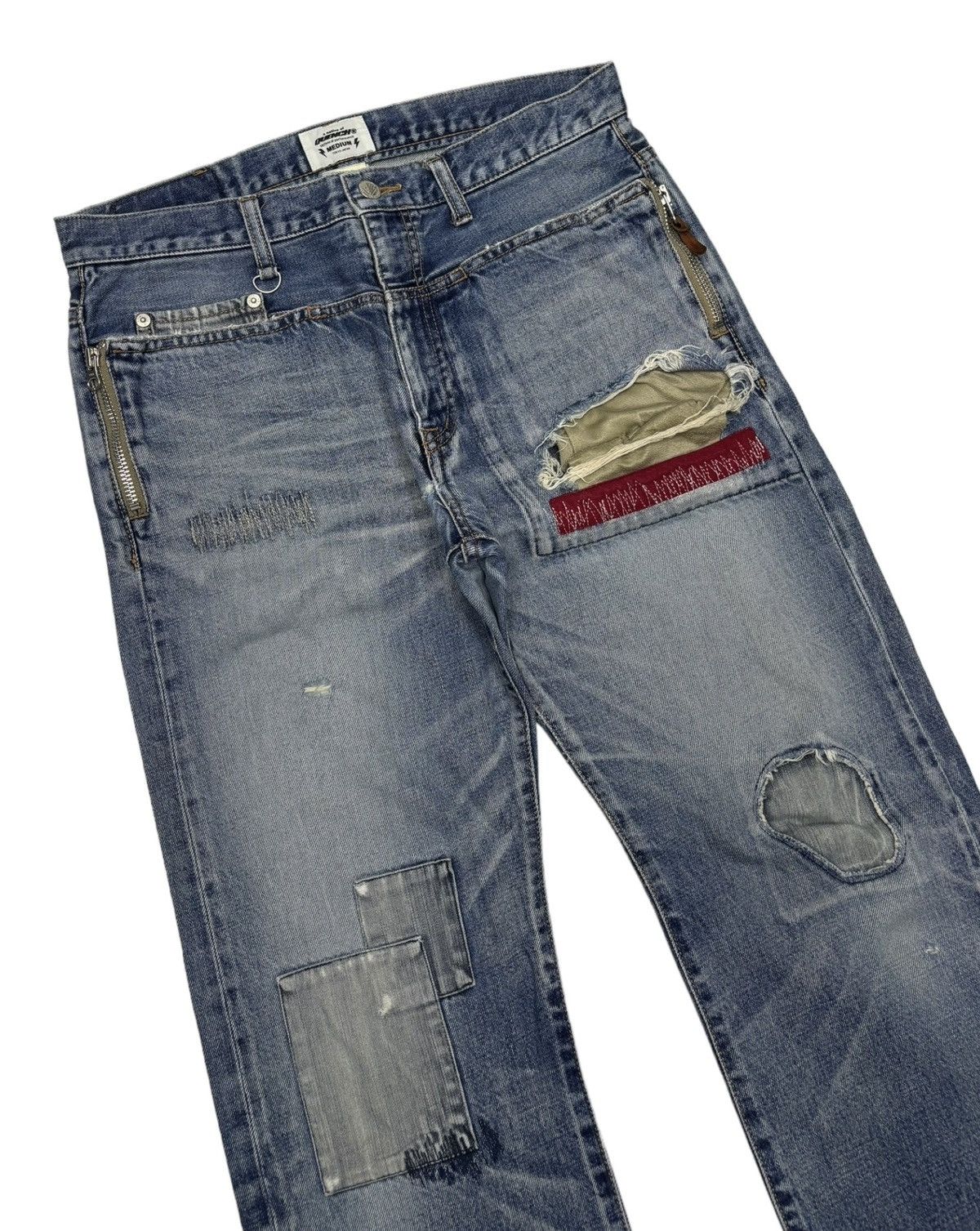 QUENCHLOUD QUENCH JAPAN TECHNICAL DISTRESS PUNK UNDERCOVER DESIGN Size US 32 / EU 48 - 9 Thumbnail