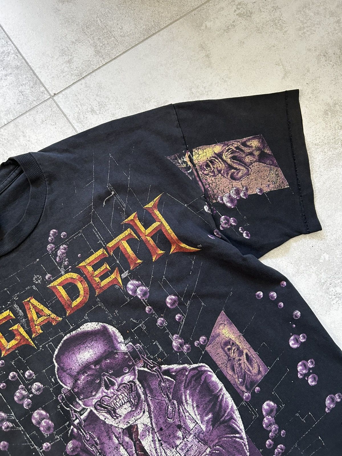 Band Tees Vintage 1991 Megadeth All Over Tee Size US XL / EU 56 / 4 - 5 Thumbnail