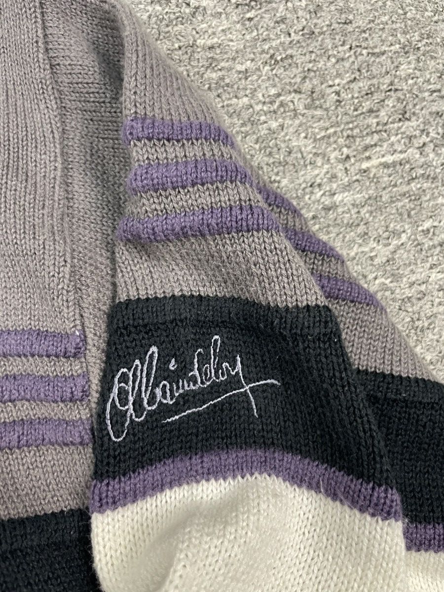 ALAIN DELON × Designer × Vintage Vintage Alain Delon Paris Geometric Sweater Knitwear Size US XL / EU 56 / 4 - 7 Thumbnail