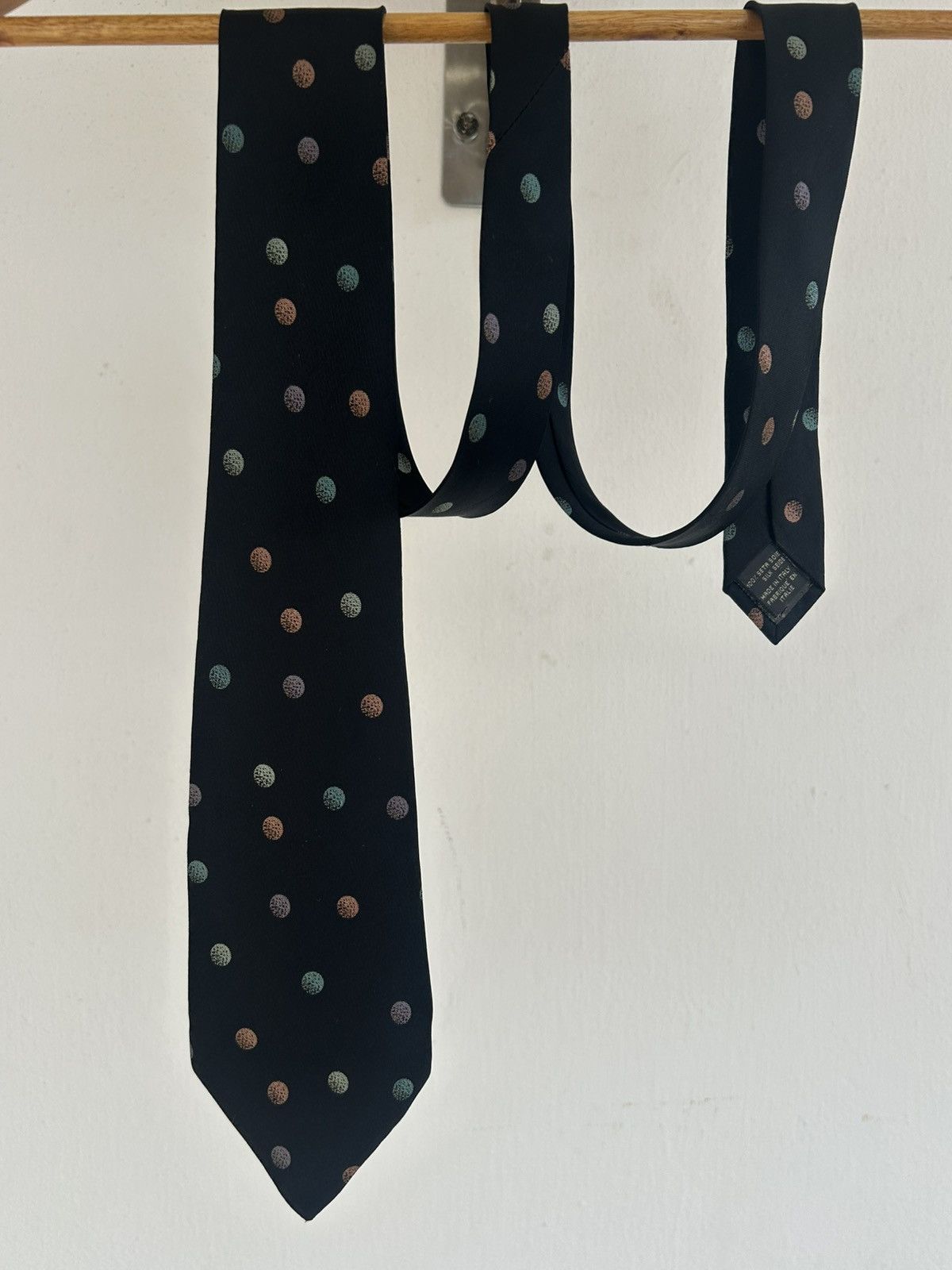Jean Paul Gaultier JPG Paris Vintage Polkadot Tie Black Size ONE SIZE - 1 Thumbnail