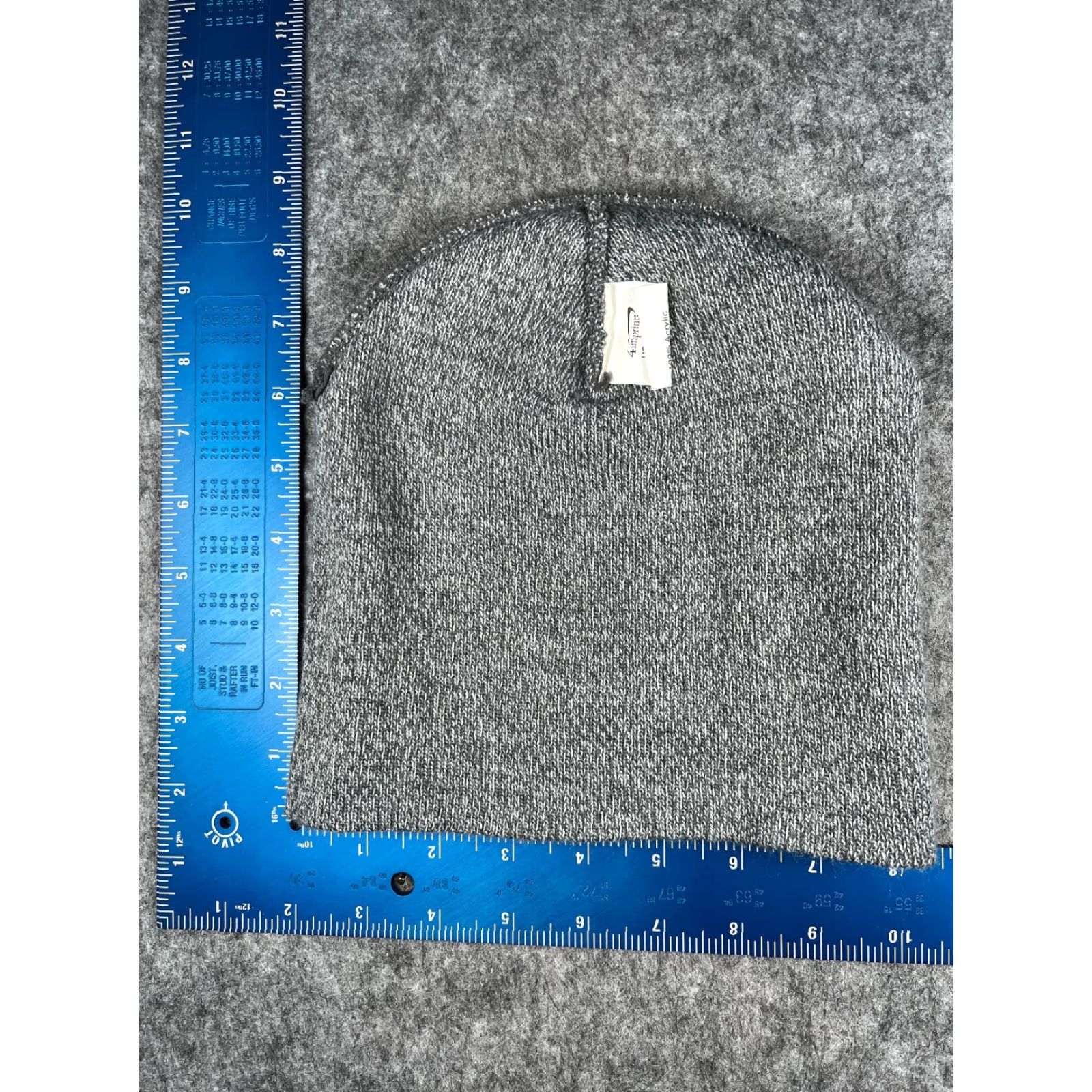 Vintage Crossland Beanie Hat Adult One Size Gray 100% Acrylic Knit Embroidered Beanie Seasonal Outdoor Ski Logo Mens Women Size ONE SIZE - 6 Thumbnail