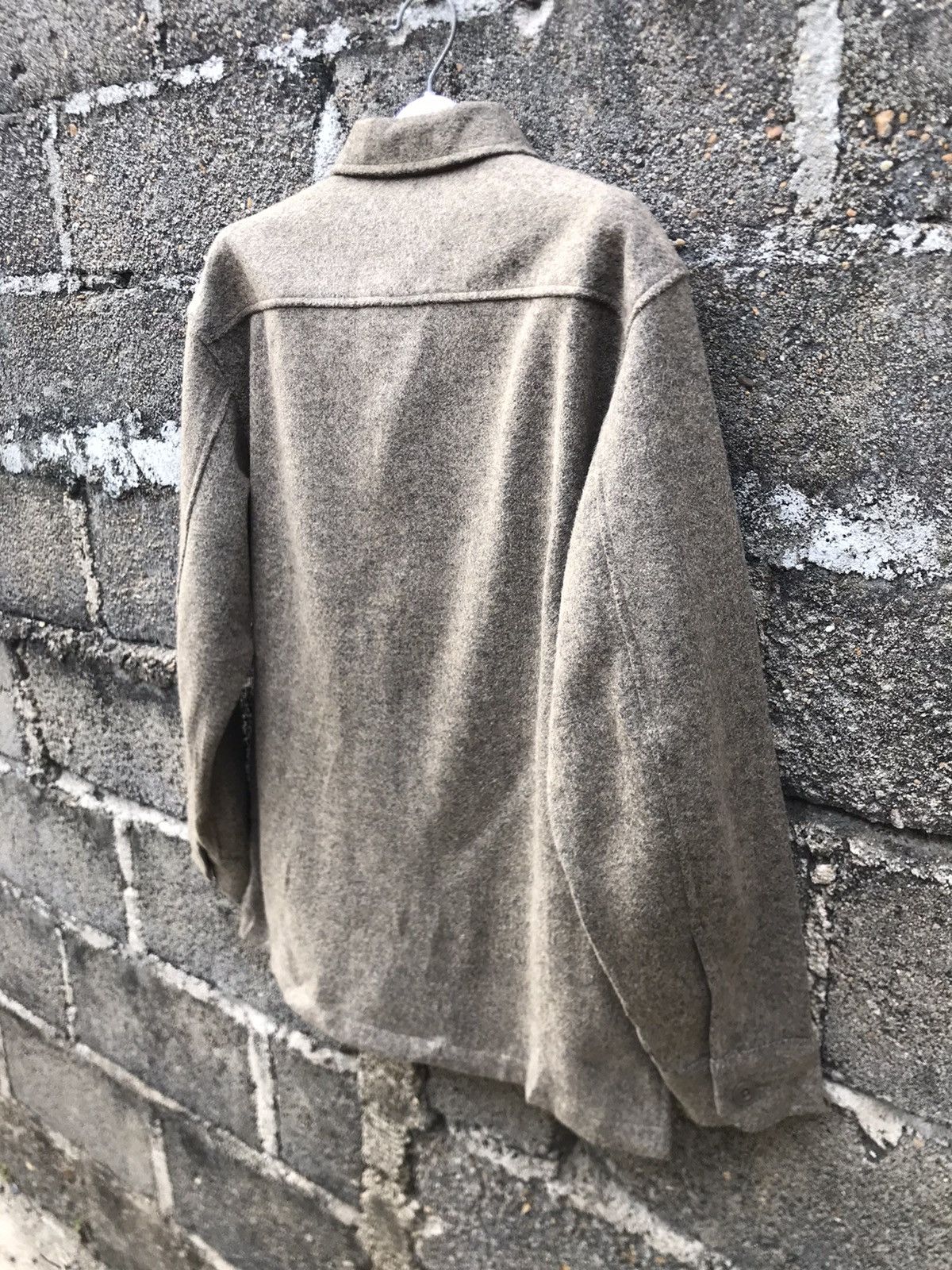 Lemaire × Uniqlo ⚡️Christopher Lemaire Uniqlo Wool Button Chore Shirt Jacket Size US S / EU 44-46 / 1 - 14 Thumbnail