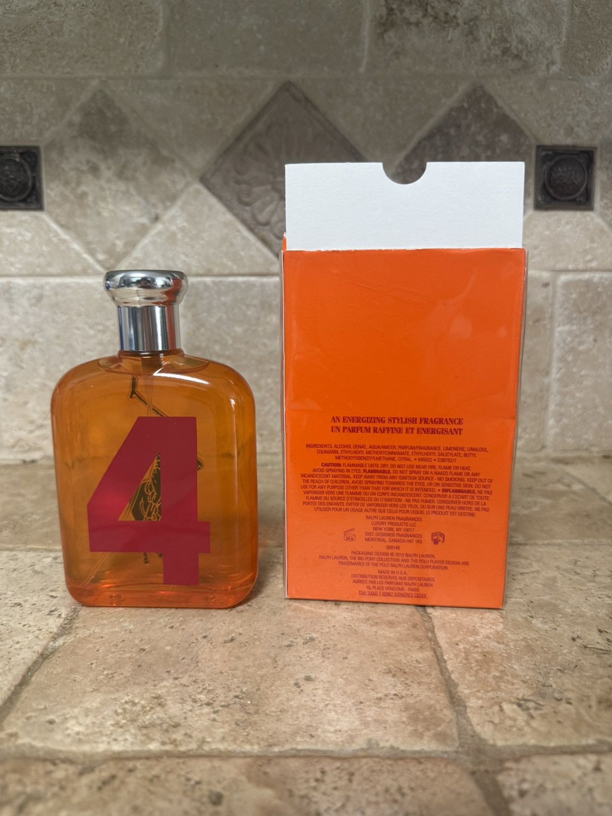 Polo Ralph Lauren Polo Big Pony #4 Orange Eau de Toilette for Men Size ONE SIZE - 2 Thumbnail