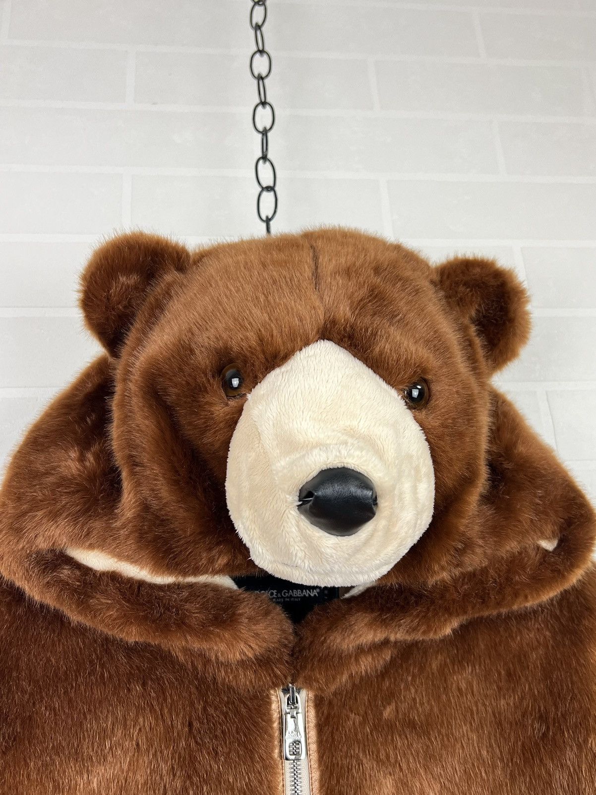 Dolce & Gabbana DOLCE&GABBANA Jacket Faux Fur Teddy Bear Hood DG Millennials Size US M / EU 48-50 / 2 - 5 Thumbnail