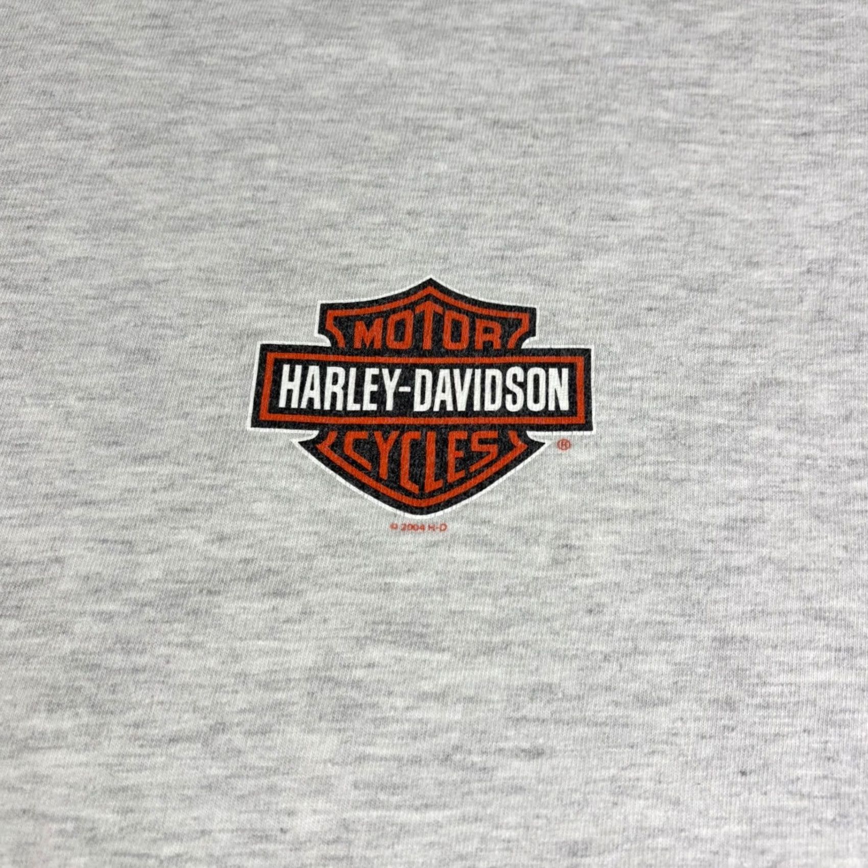 Harley Davidson VINTAGE Harley-Davidson Bike Night T Shirt Mens Grey Short Sleeve Graphic Print Tee 2000s Y2K Size US L / EU 52-54 / 3 - 6 Thumbnail